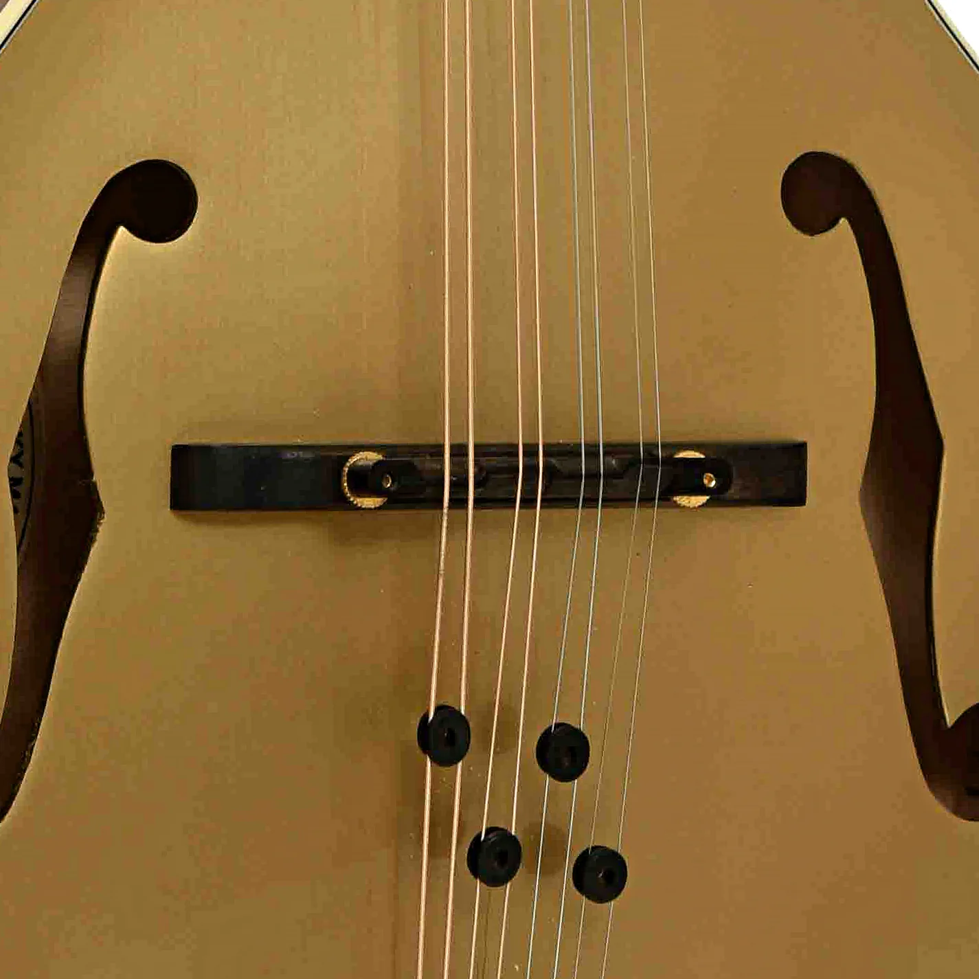 Kentucky KM-858 Gold Artist F-Style Mandolin (2018) - Image 6