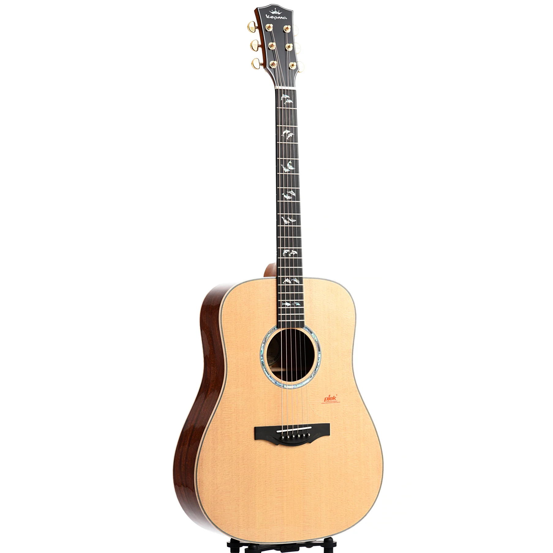Kepma Elite D1-130 Dreadnought Acoustic Guitar with Case - Image 3