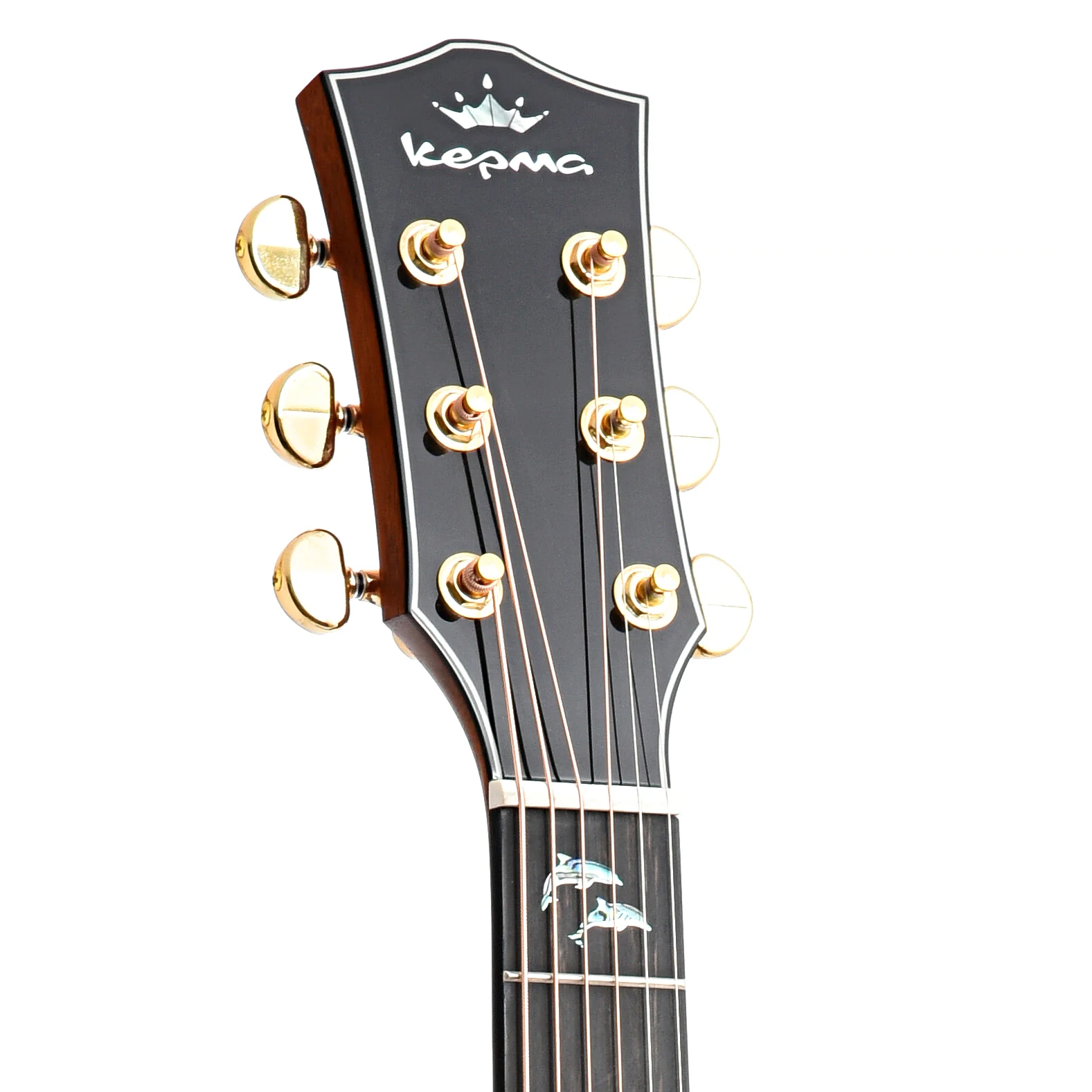 Kepma Elite D1-130 Dreadnought Acoustic Guitar with Case - Image 8