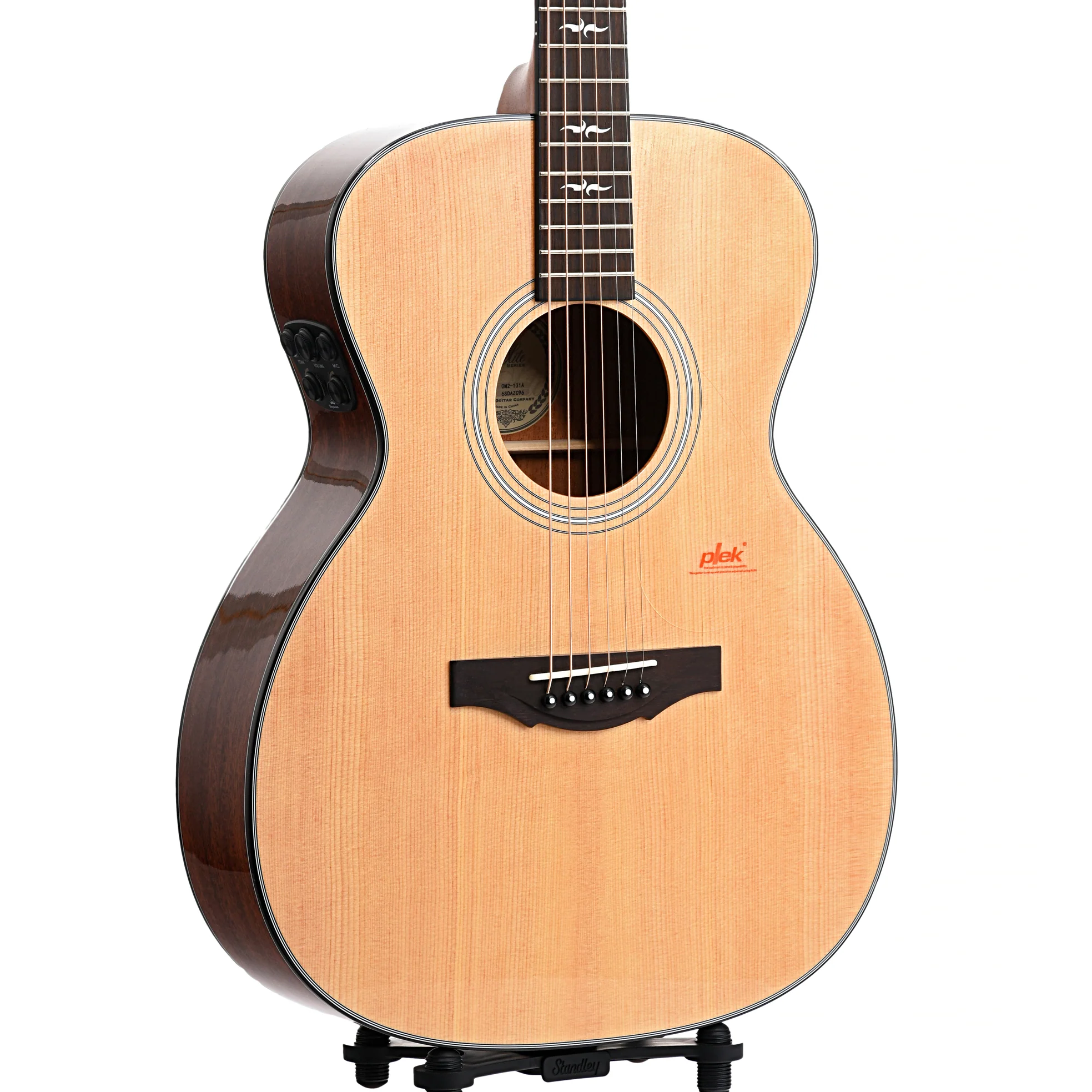 Kepma Elite OM2-131A OM Acoustic-Electric Guitar with Gigbag - Image 4