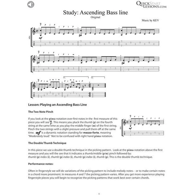 Kev's QuickStart for Fingerstyle Ukulele, Volume 2 - Image 9