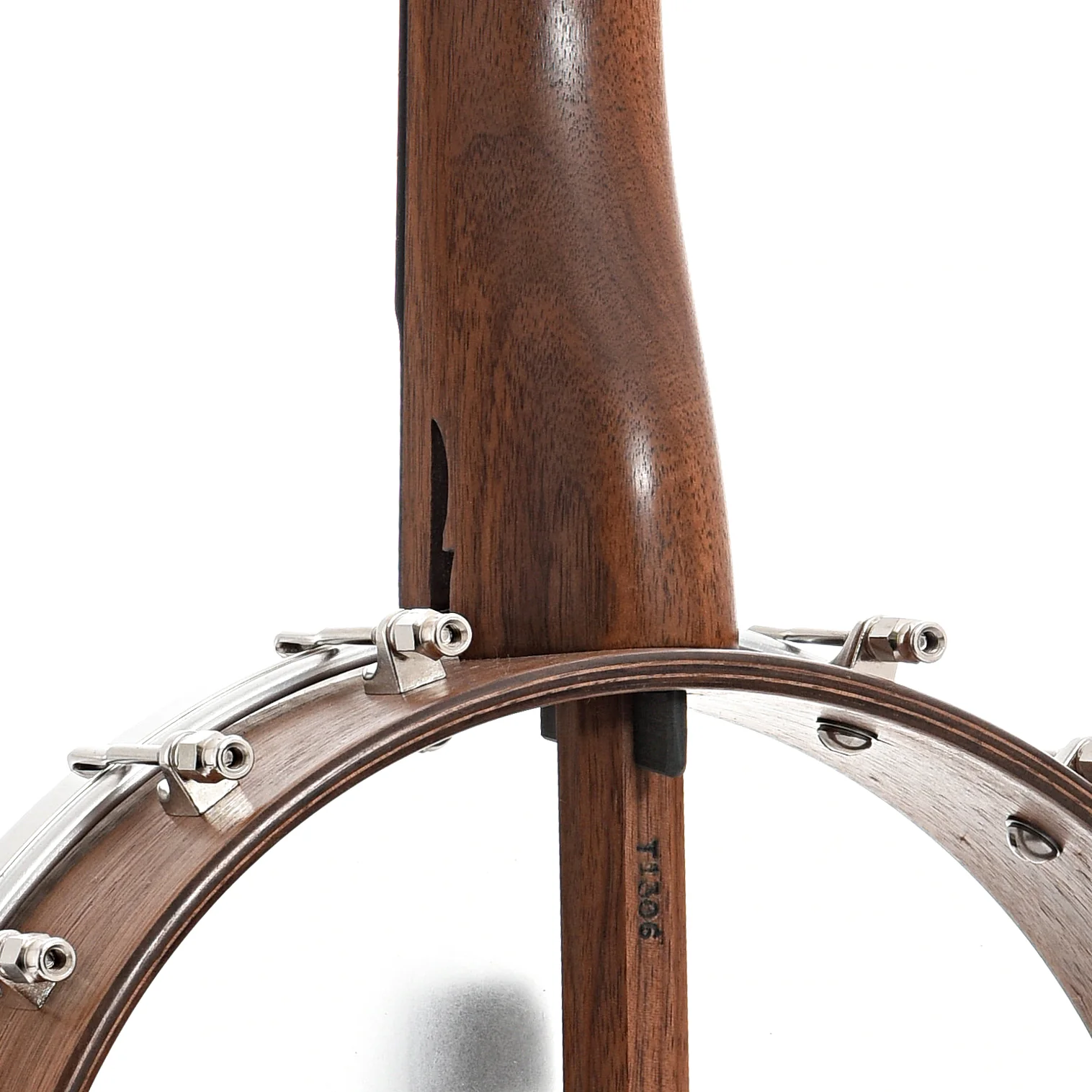 Kevin Enoch Tradesman 11in Openback Banjo& Gigbag, Walnut - Image 10