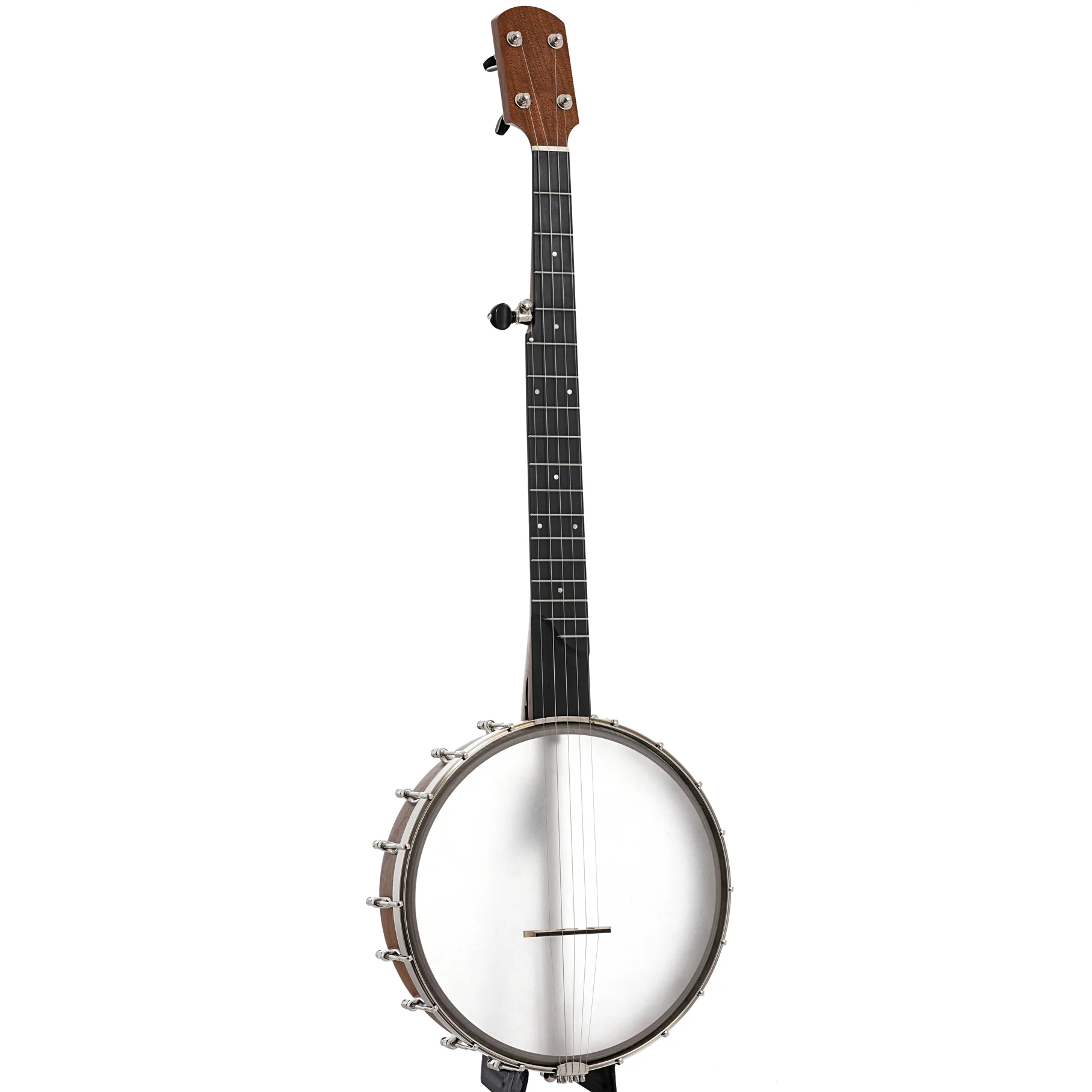 Kevin Enoch Tradesman 11in Openback Banjo& Gigbag, Walnut - Image 3
