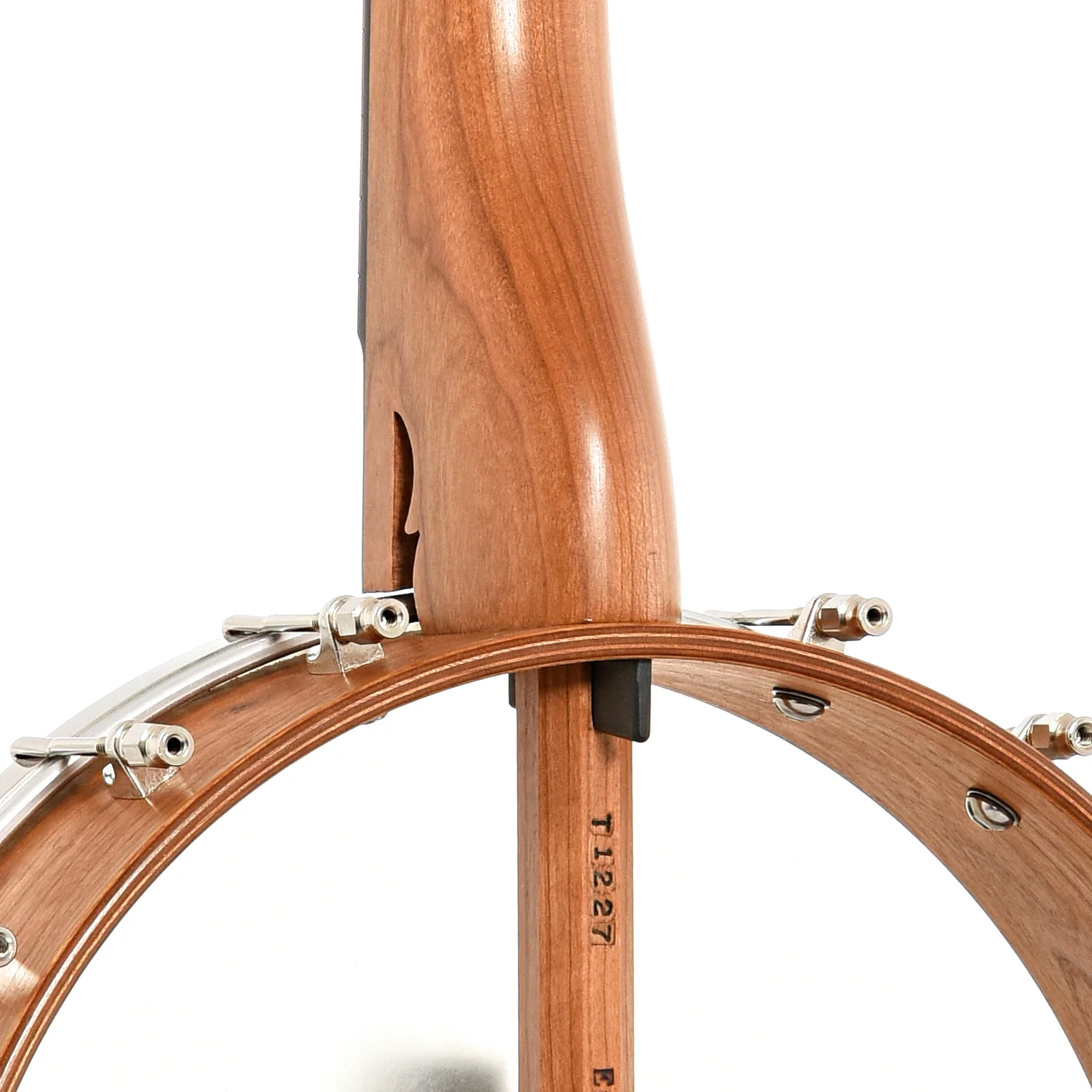 Kevin Enoch Tradesman 12in Openback Banjo & Gigbag, Cherry - Image 10