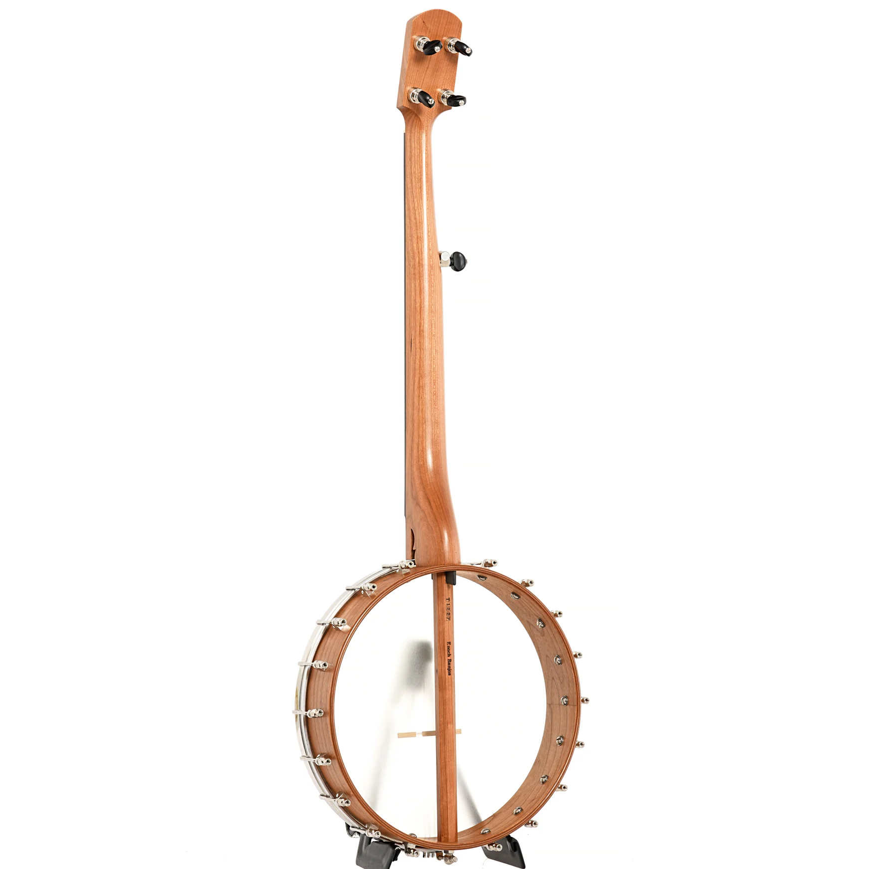 Kevin Enoch Tradesman 12in Openback Banjo & Gigbag, Cherry - Image 13