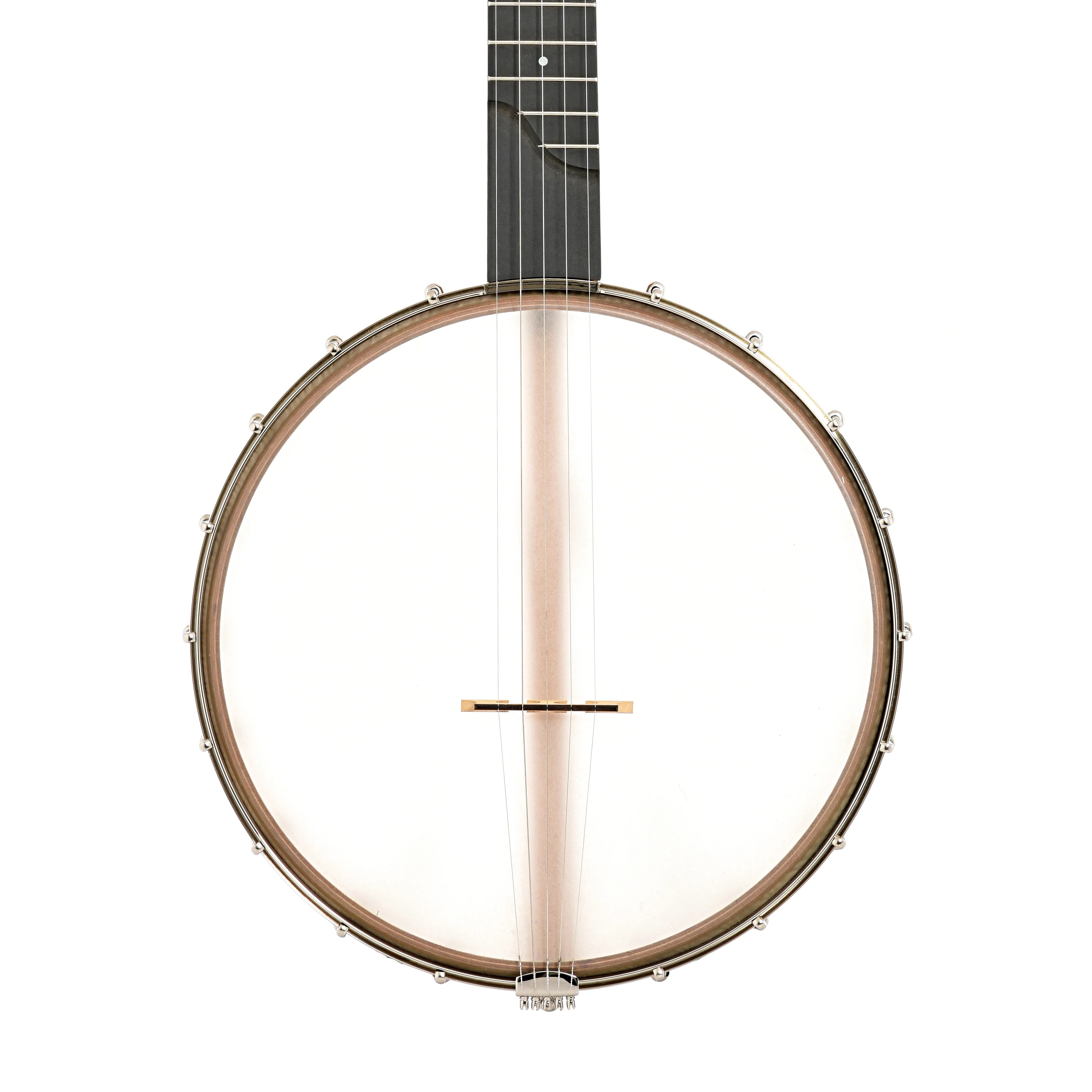 Kevin Enoch Tradesman 12in Openback Banjo & Gigbag, Cherry - Image 2