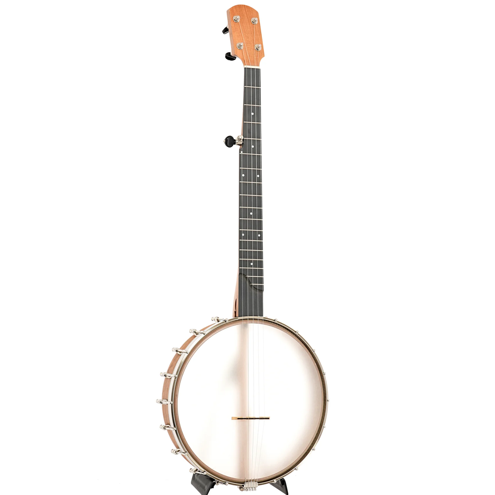 Kevin Enoch Tradesman 12in Openback Banjo & Gigbag, Cherry - Image 3