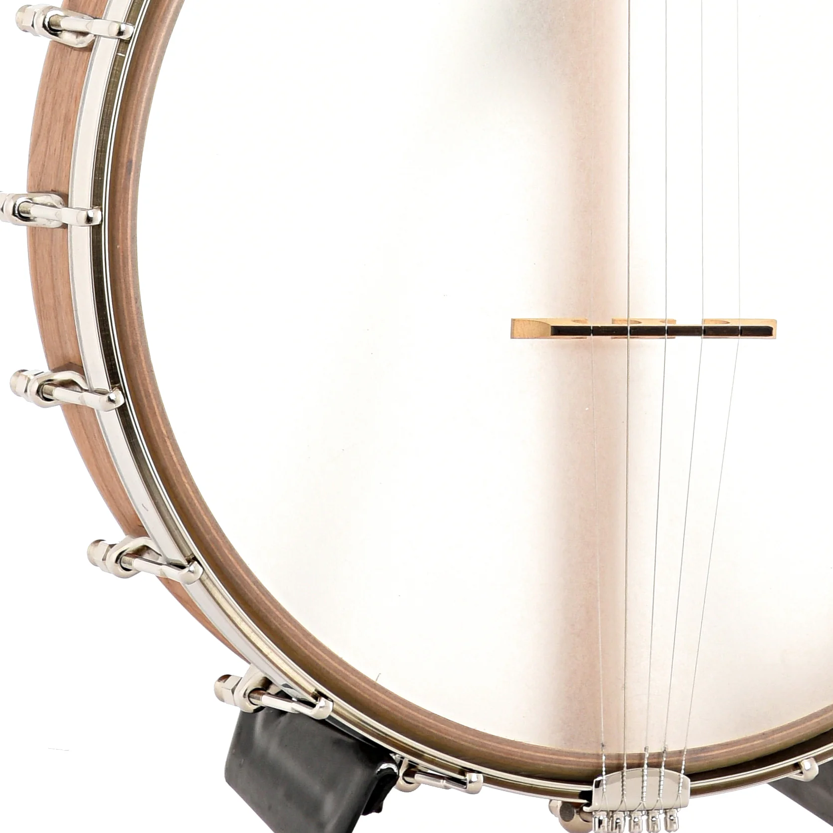 Kevin Enoch Tradesman 12in Openback Banjo & Gigbag, Cherry - Image 5