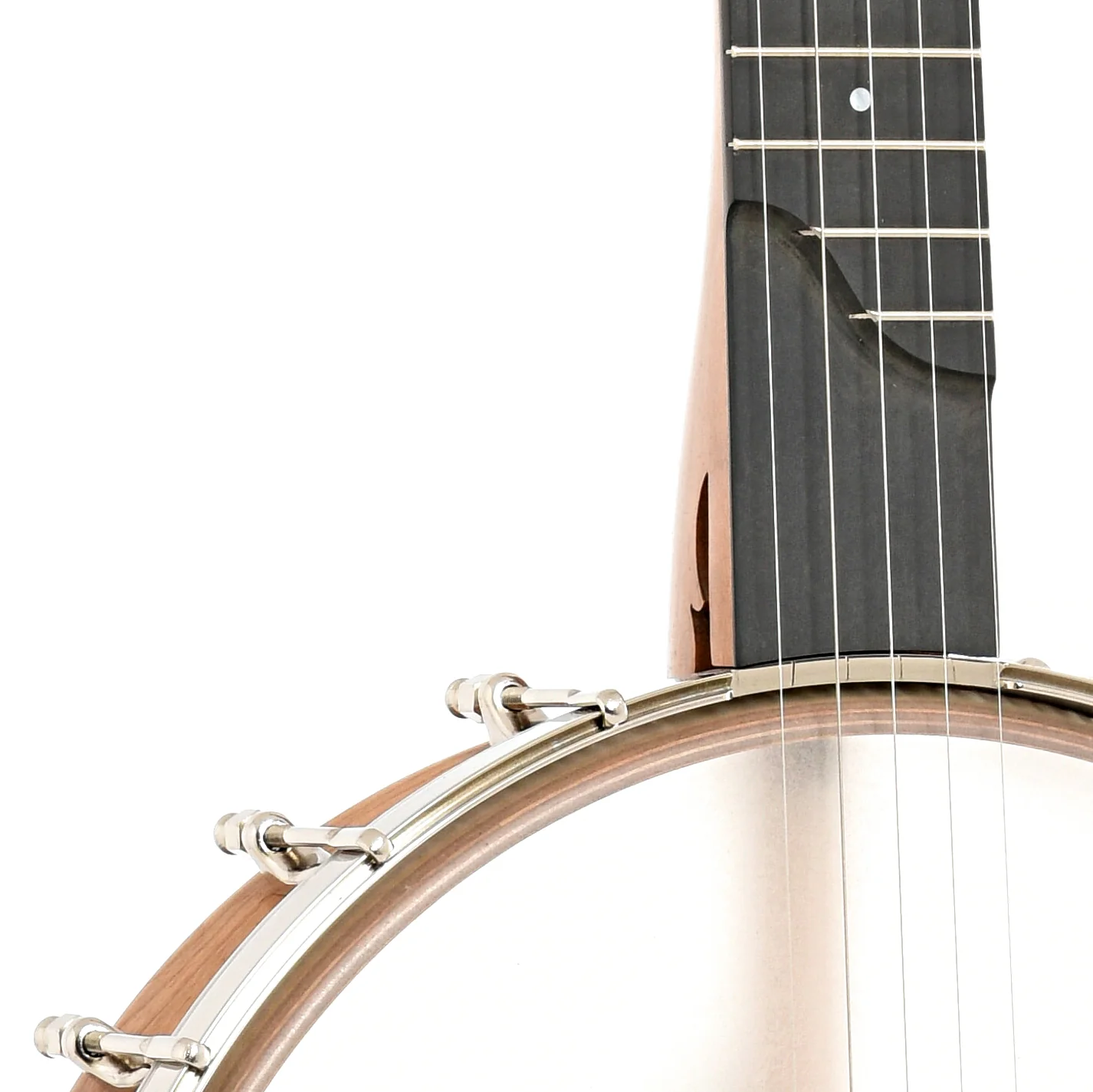 Kevin Enoch Tradesman 12in Openback Banjo & Gigbag, Cherry - Image 6