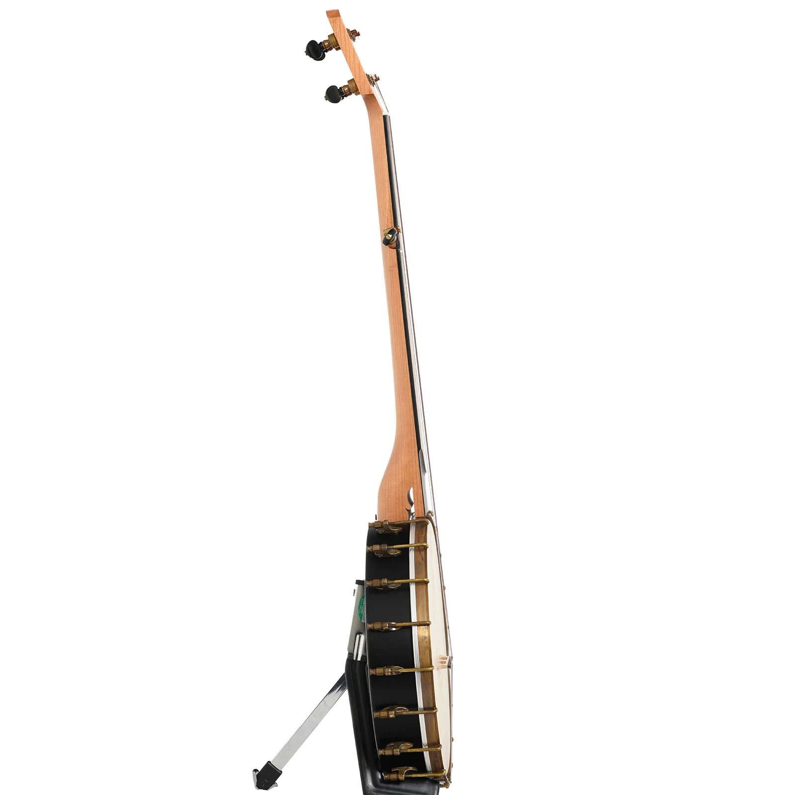 Kevin Enoch Tradesman Fretless 12in Openback Banjo & Gigbag, Antique Hardware, Nylgut Strings - Image 13