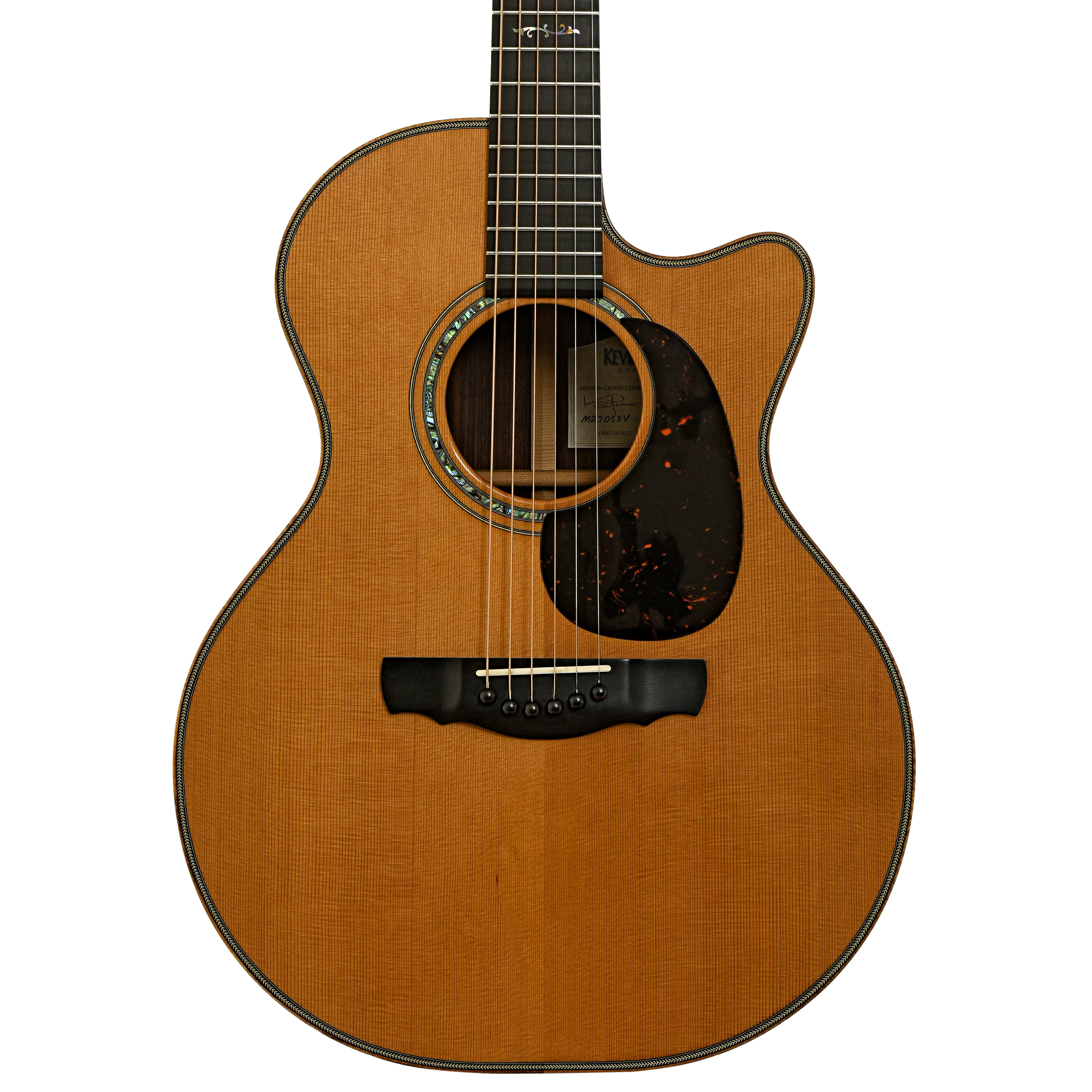 Kevin Ryan Mission Grand Concert Acoustic Guitar (2002) - Image 2