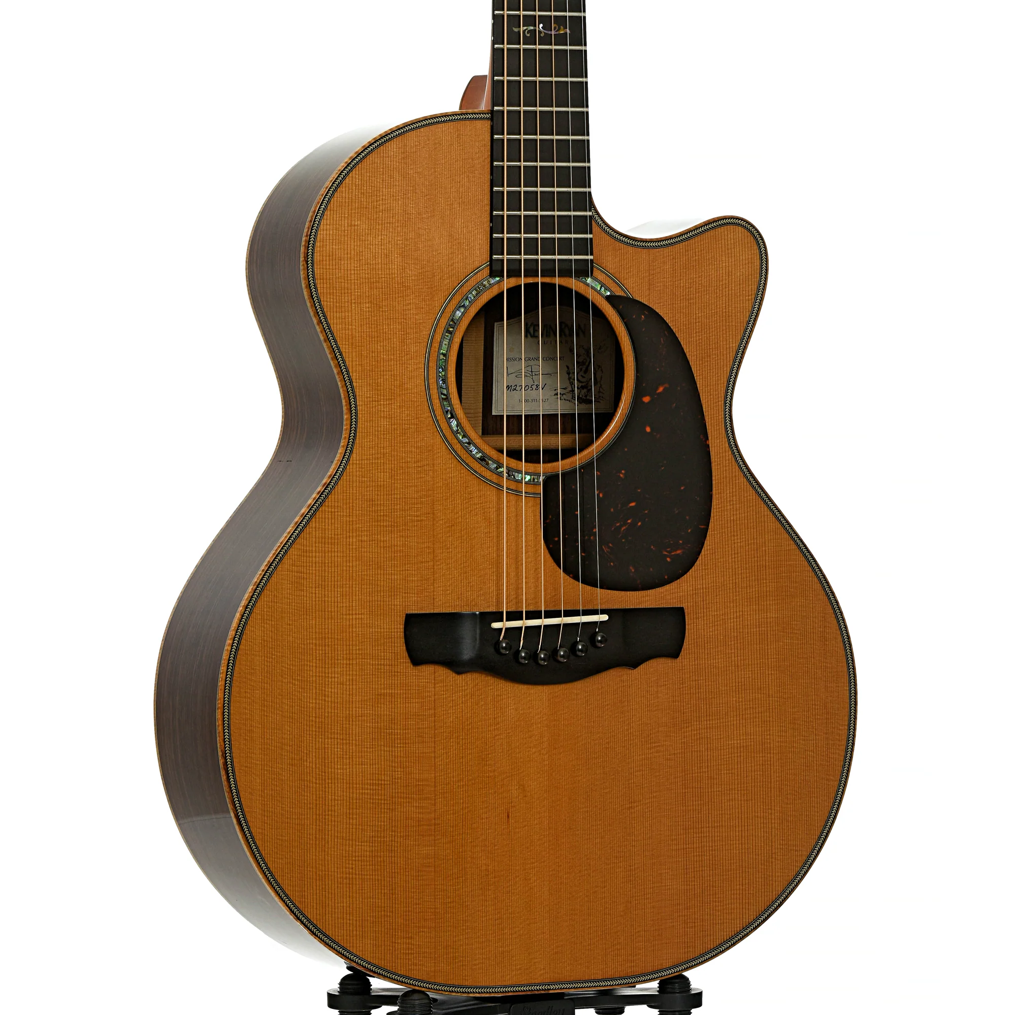 Kevin Ryan Mission Grand Concert Acoustic Guitar (2002) - Image 4