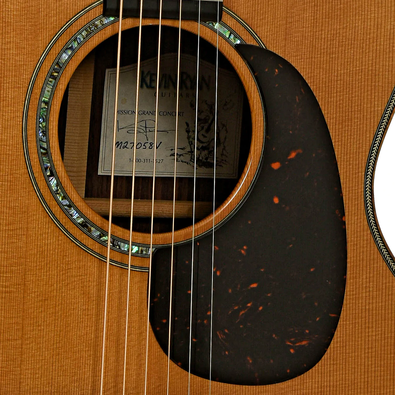 Kevin Ryan Mission Grand Concert Acoustic Guitar (2002) - Image 6