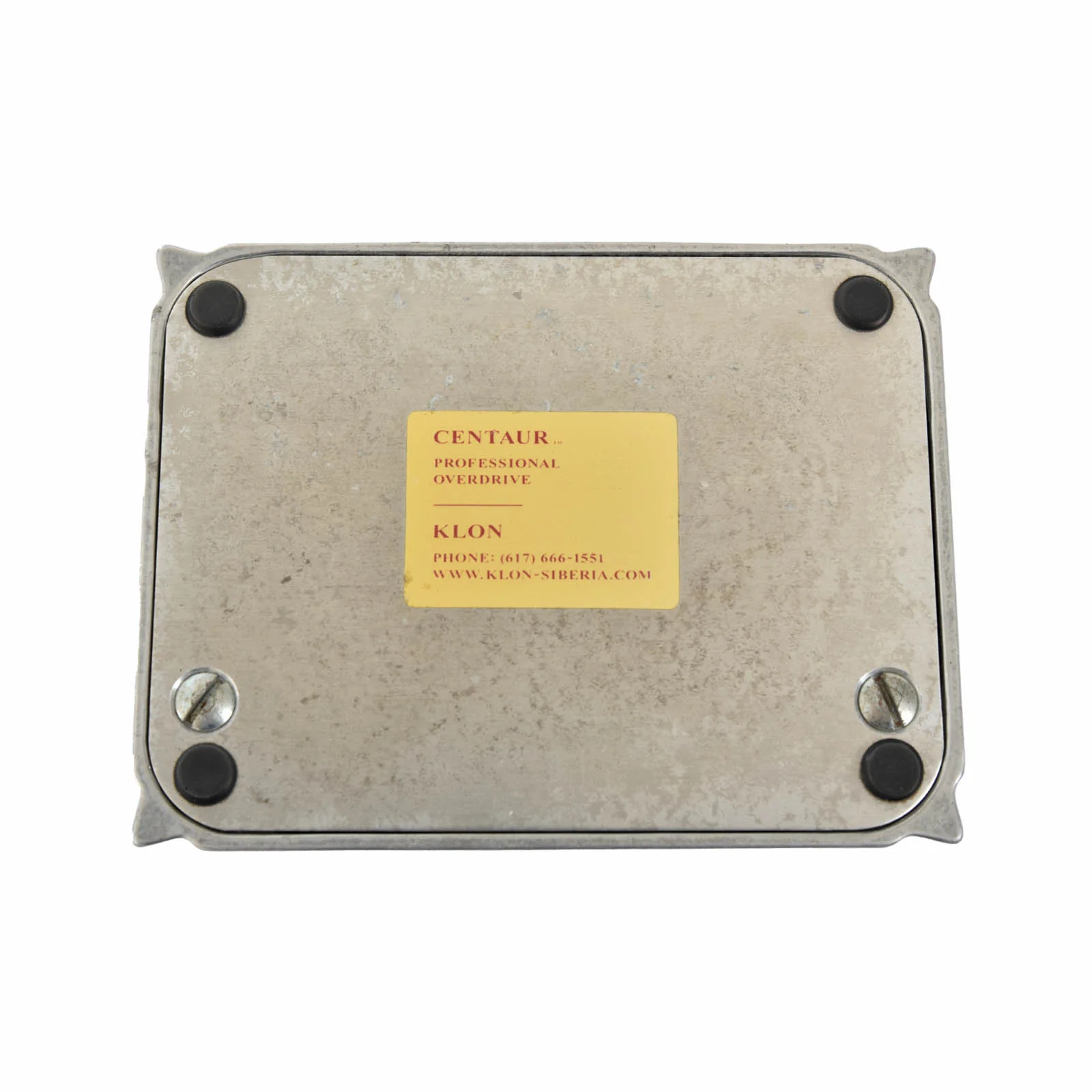 Klon Centaur - Silver (No Horsie) Overdrive Pedal (1999) - Image 4