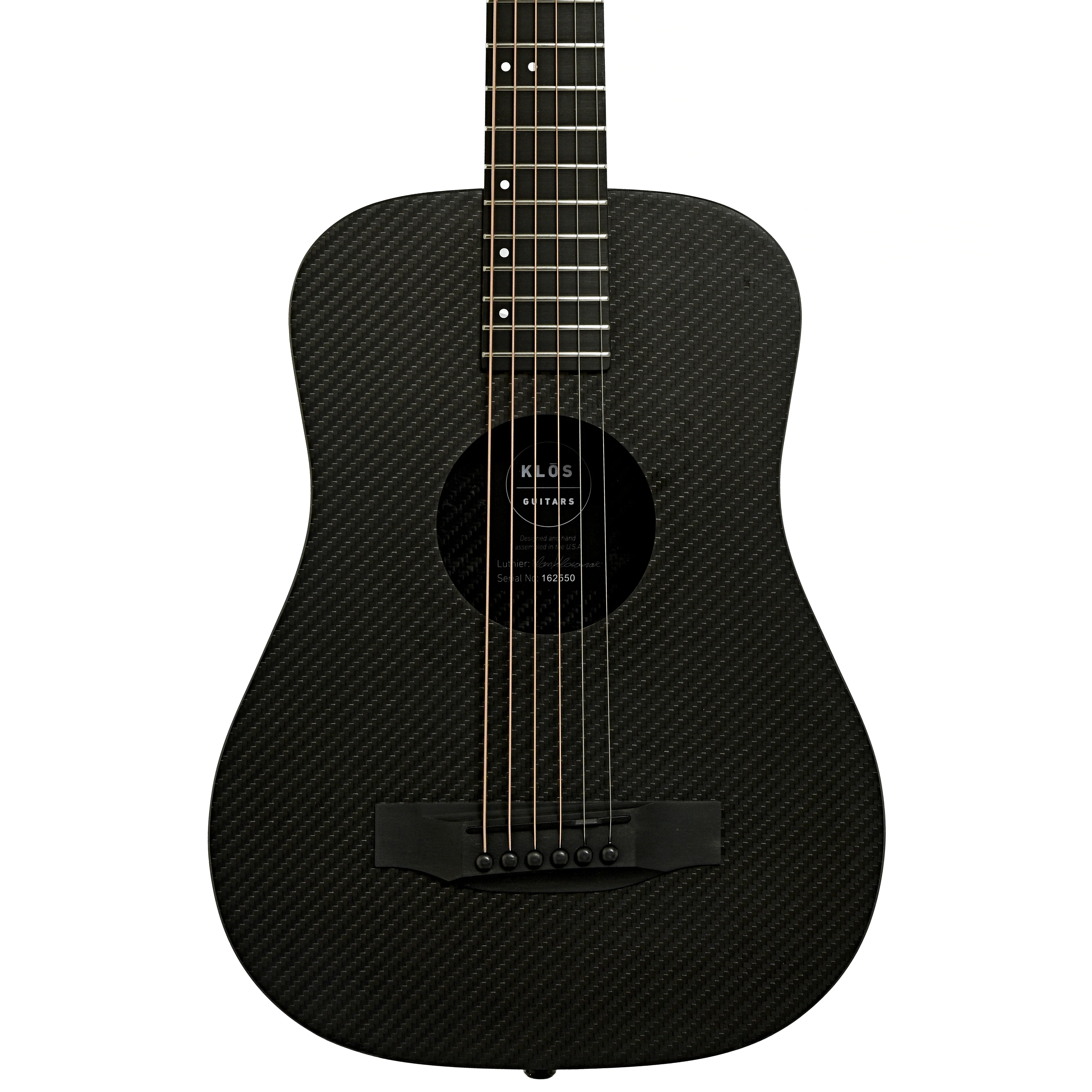 KLOS Full Carbon Acoustic-Electric Travel Guitar, B-Stock - Image 2