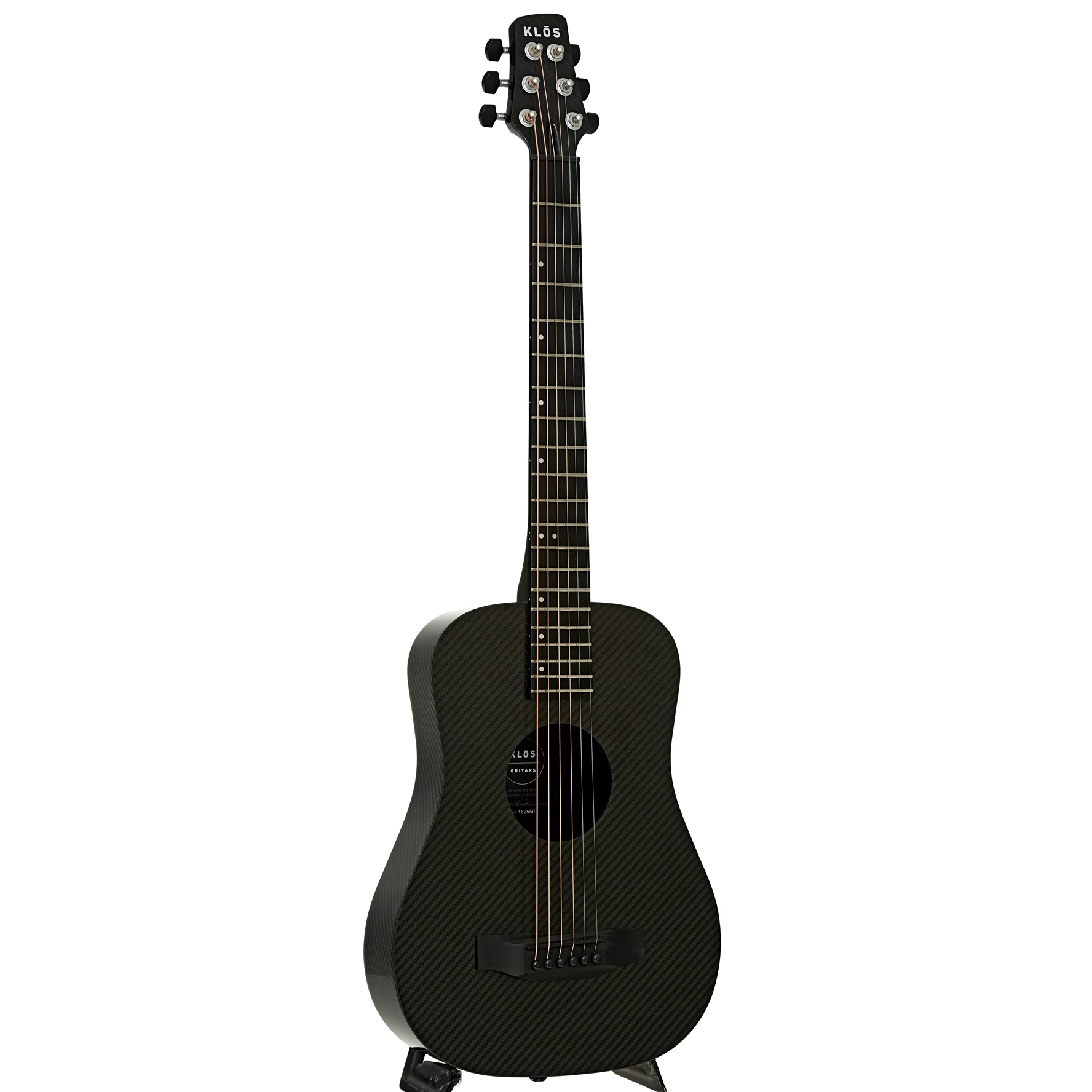 KLOS Full Carbon Acoustic-Electric Travel Guitar, B-Stock - Image 3