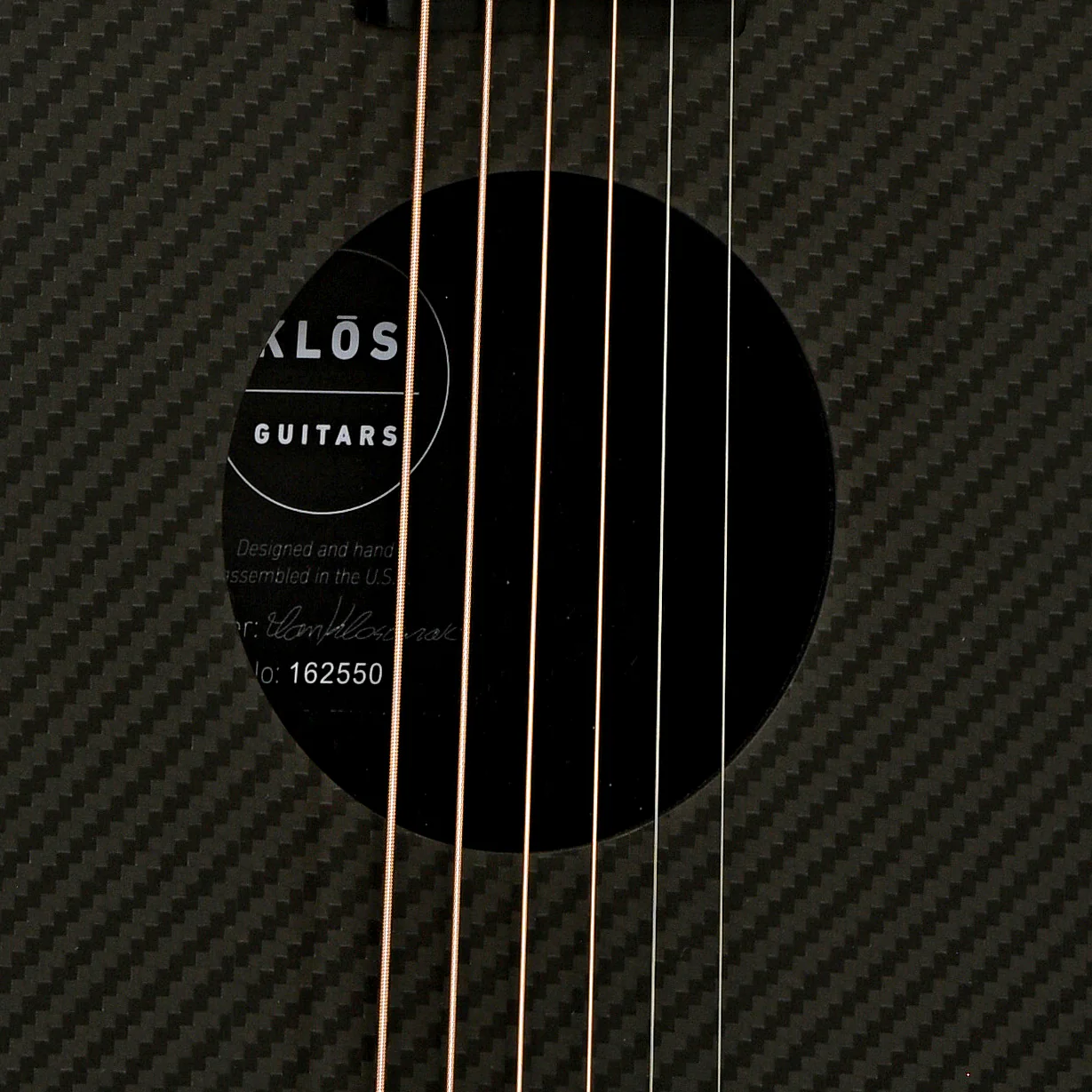 KLOS Full Carbon Acoustic-Electric Travel Guitar, B-Stock - Image 6