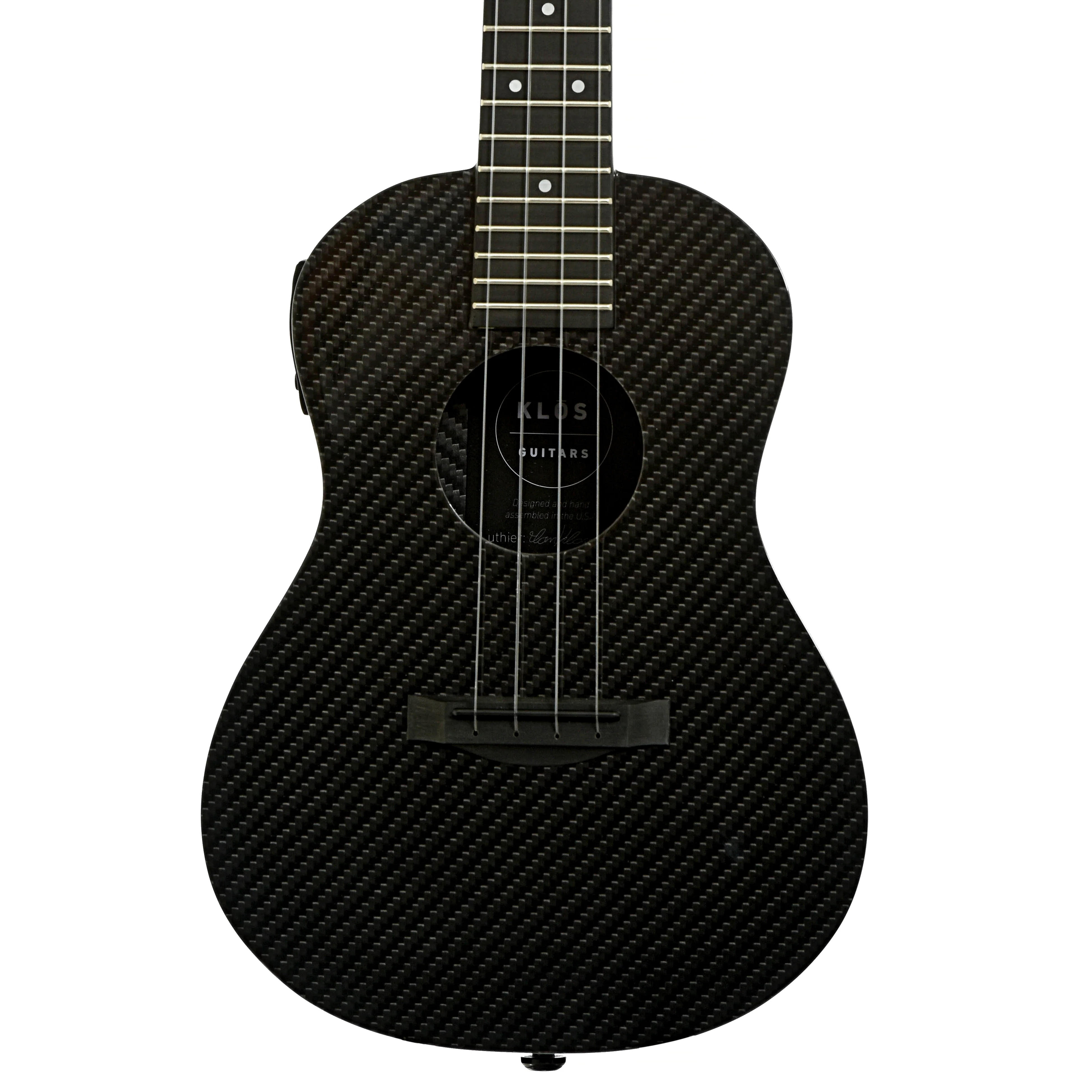 KLOS Full Carbon Deluxe Acoustic-Electric Concert Ukulele - Image 2