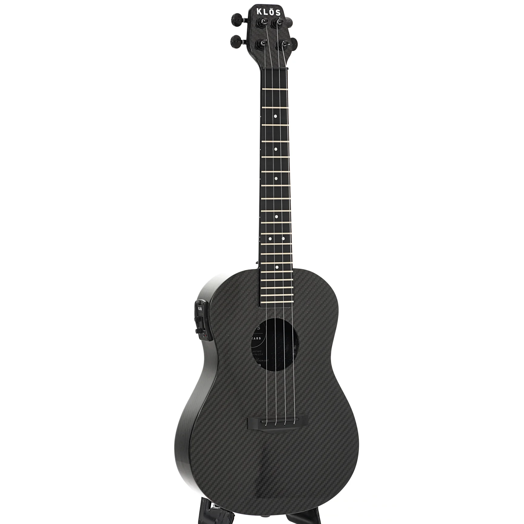 KLOS Full Carbon Deluxe Acoustic-Electric Tenor Ukulele - Image 3