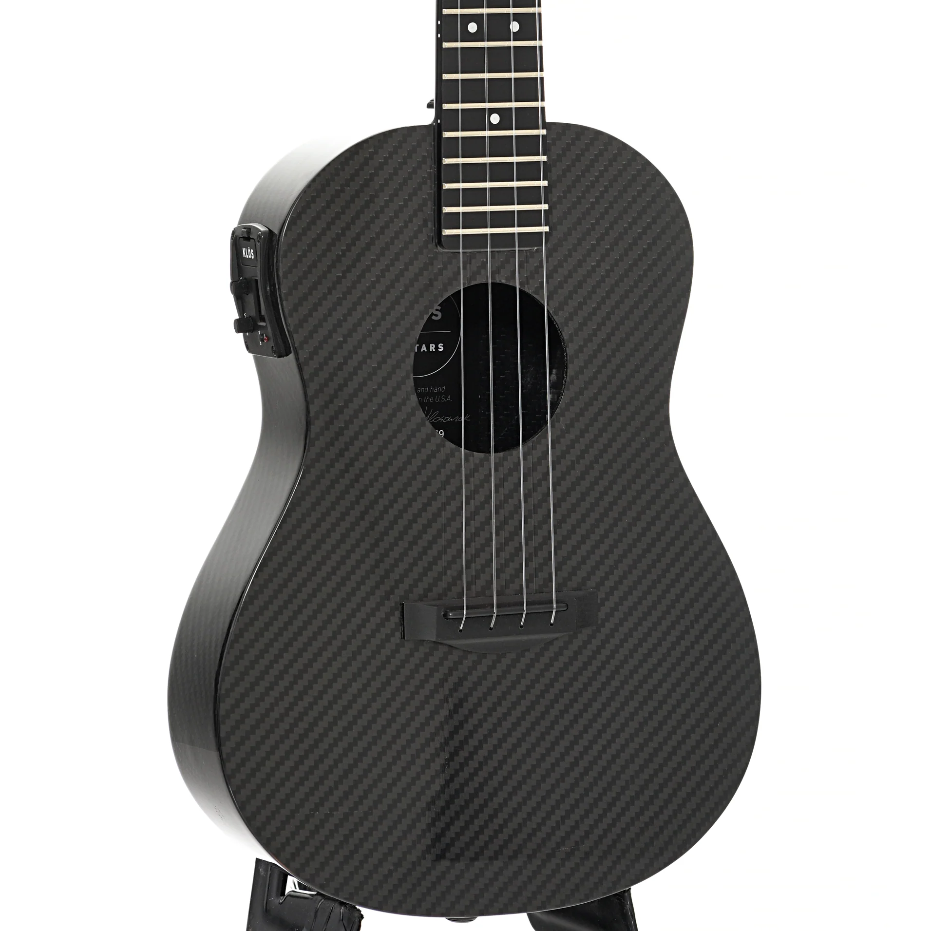 KLOS Full Carbon Deluxe Acoustic-Electric Tenor Ukulele - Image 4