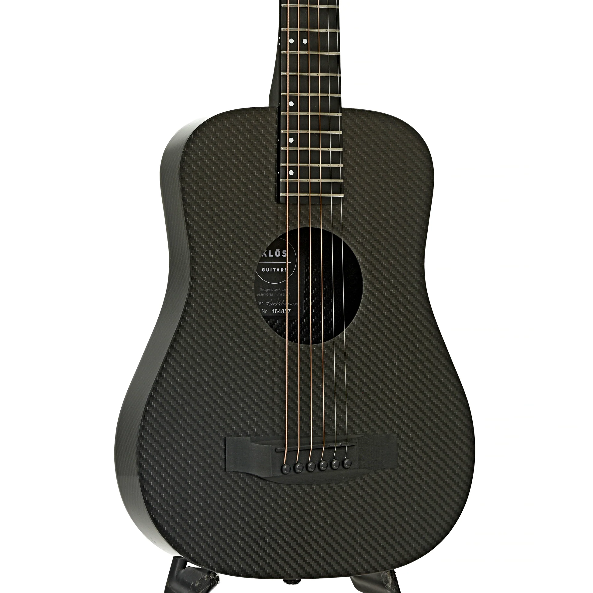 KLOS Full Carbon Travel Acoustic Guitar - Image 4