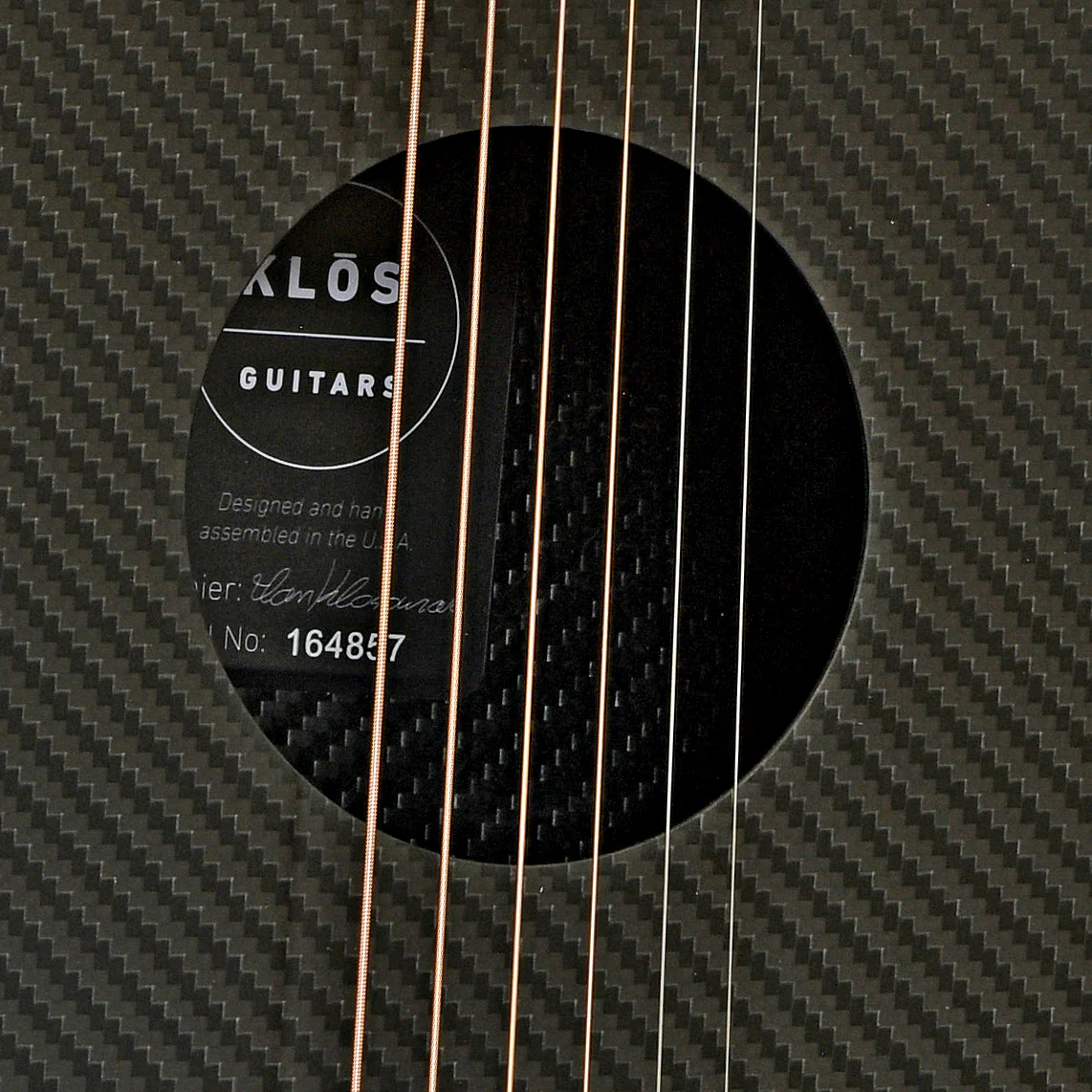 KLOS Full Carbon Travel Acoustic Guitar - Image 6