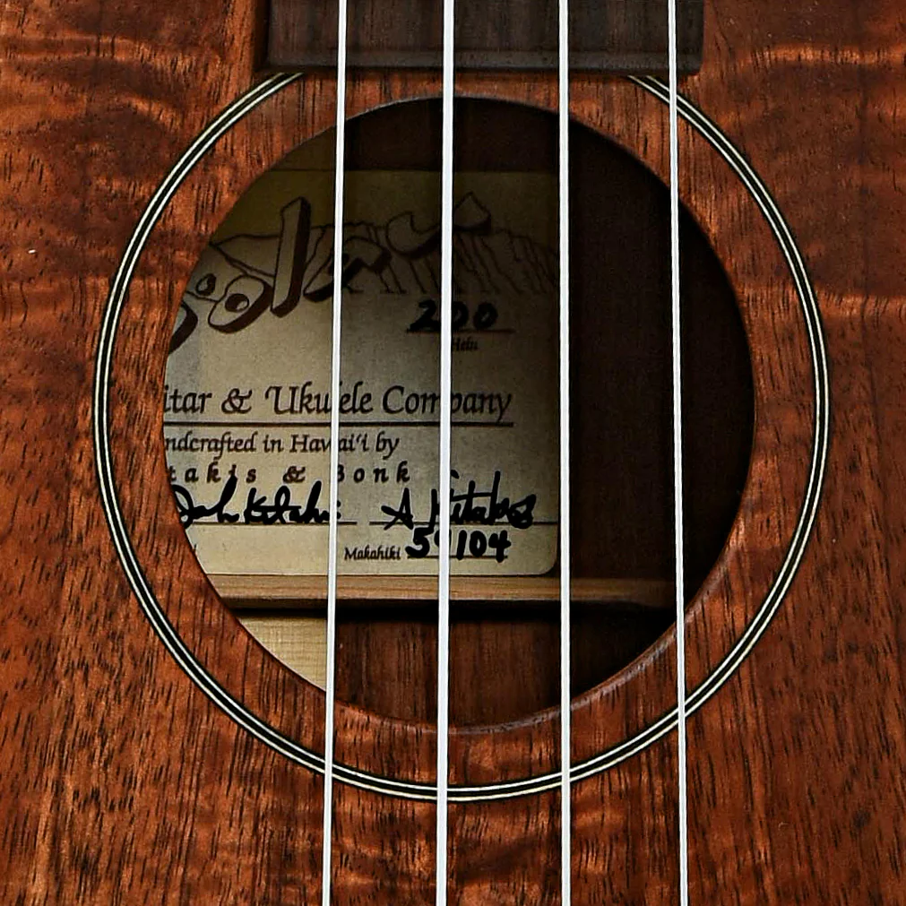 Ko'olau Model 200 Tenor Ukulele (c.2014) - Image 6