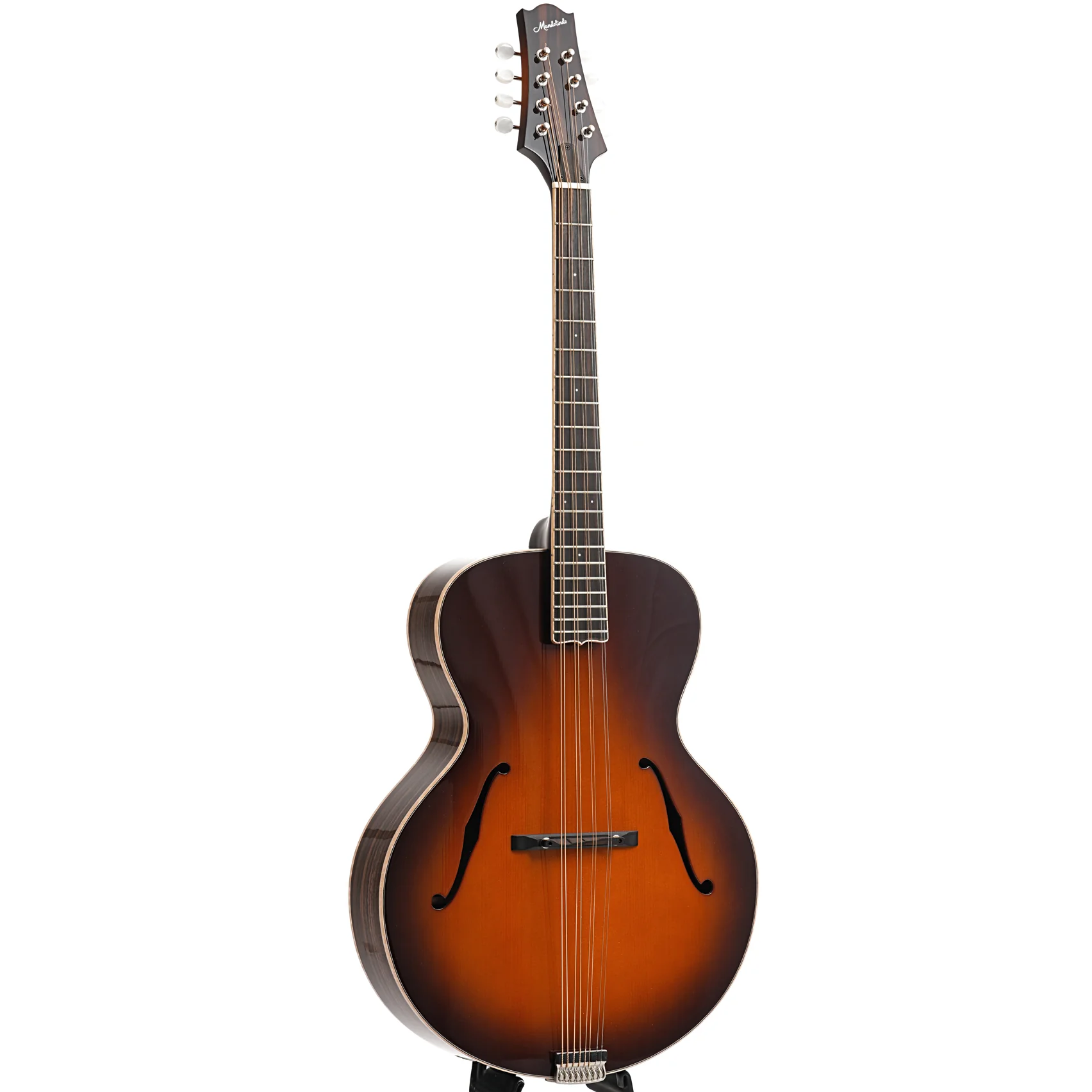 KR Strings Octolindo F Deluxe Octave Mandolin, Spruce & Rosewood - Image 3