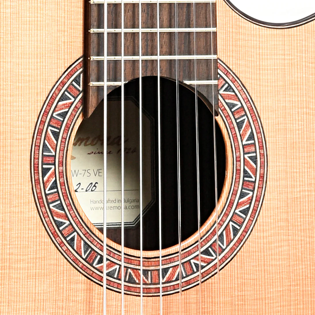Kremona F65CW-7S-VE 7-String Classical Guitar with Gigbag - Image 6