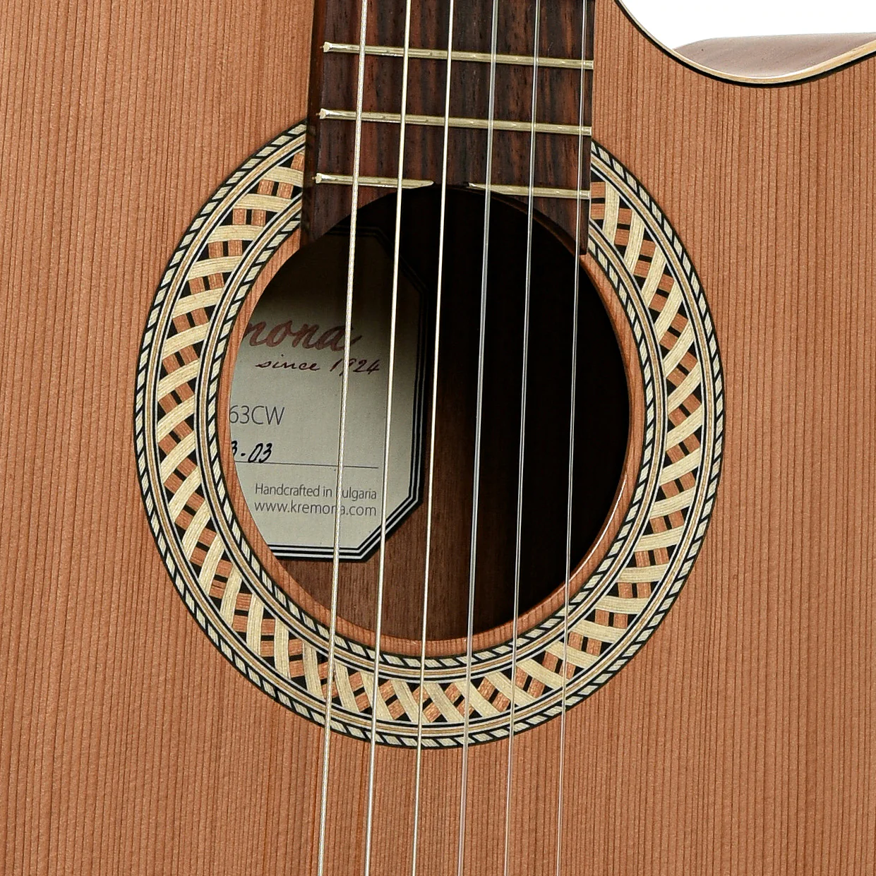 Kremona Performer Series Sofia S63CW Classical Guitar & Case - Image 6