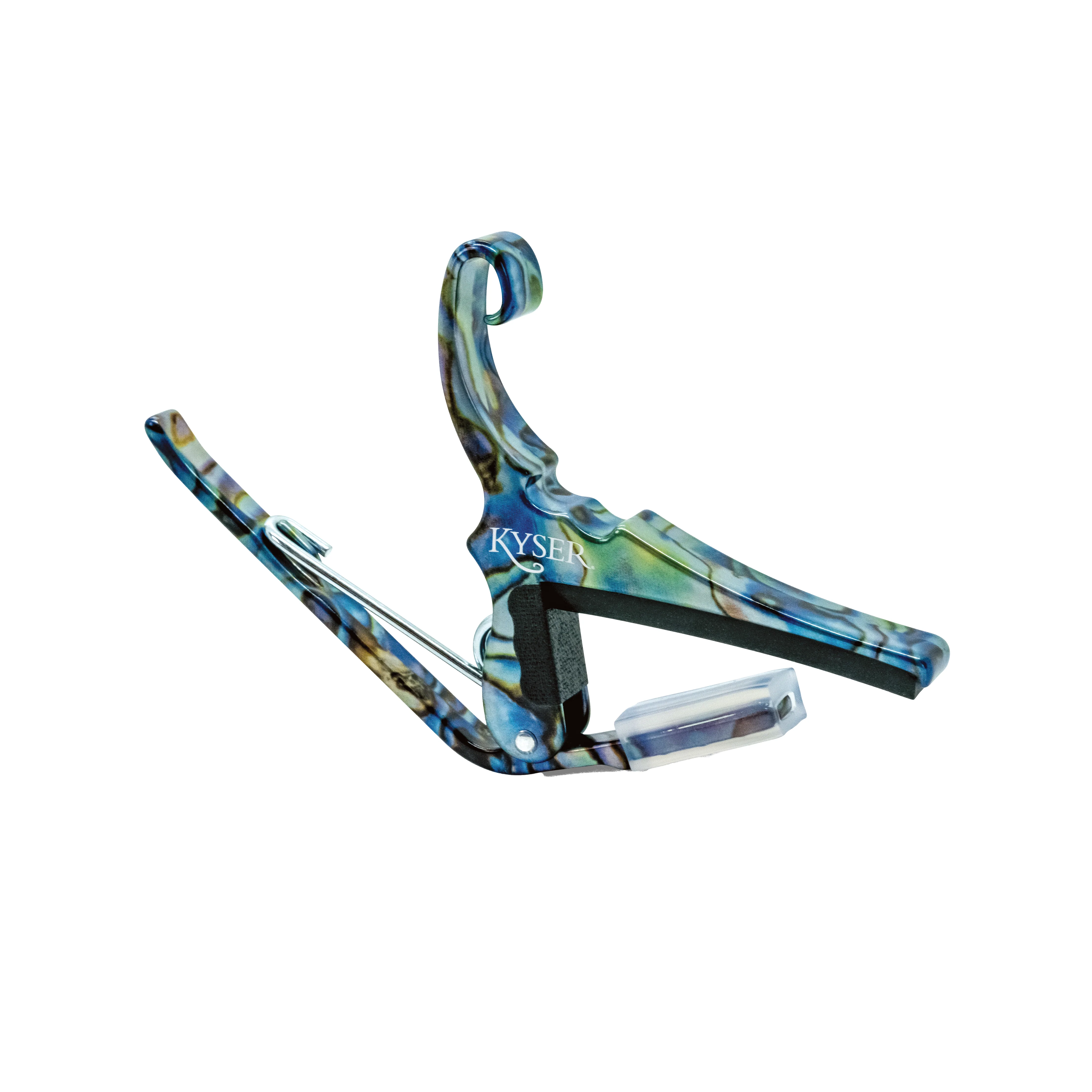 Kyser Quick Change Guitar Capo, Abalone - Image 2
