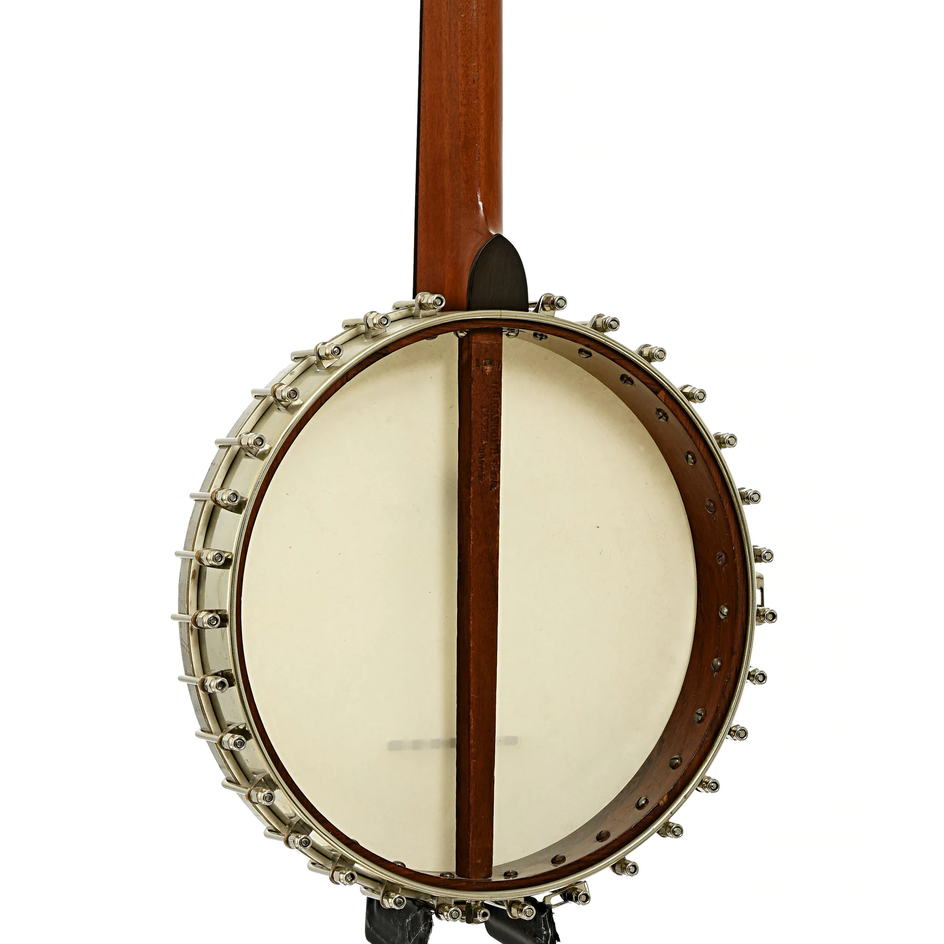L.B. Gatcomb Monarch Fretless Open Back Banjo (c.1888) - Image 12