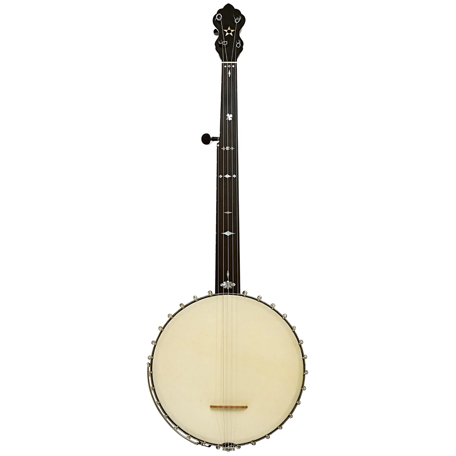 L.B. Gatcomb Monarch Fretless Open Back Banjo (c.1888) - Image 16