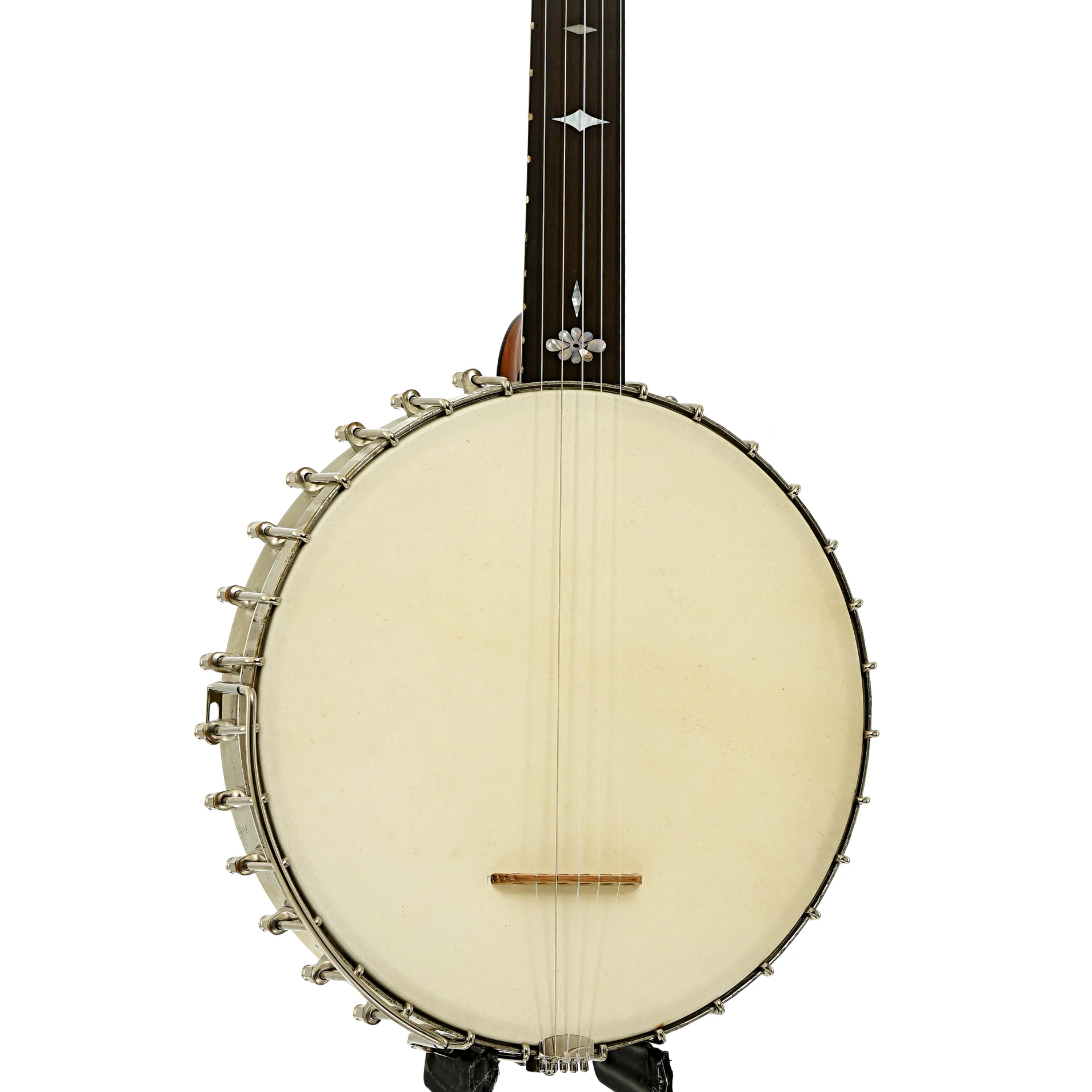 L.B. Gatcomb Monarch Fretless Open Back Banjo (c.1888) - Image 2