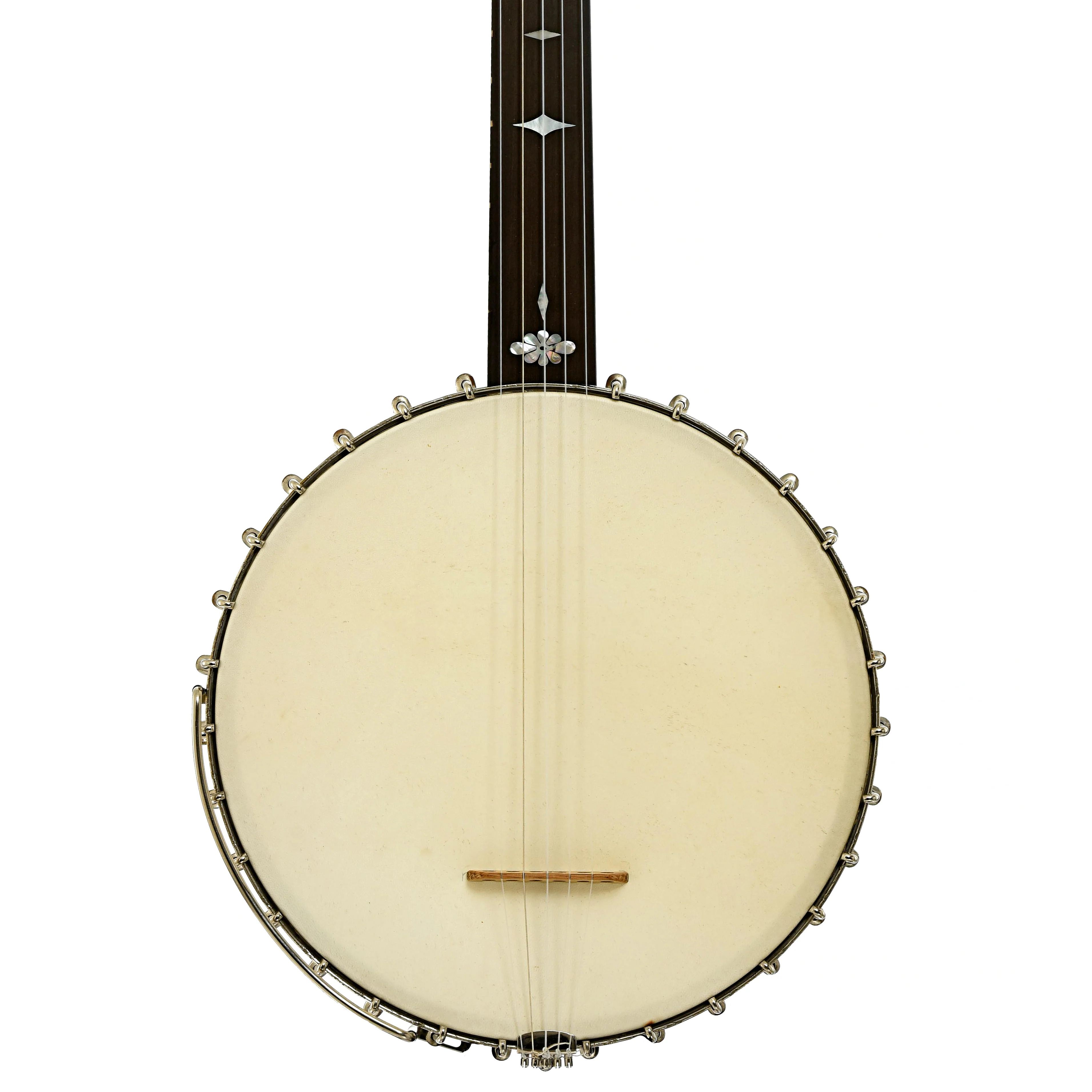 L.B. Gatcomb Monarch Fretless Open Back Banjo (c.1888) - Image 4
