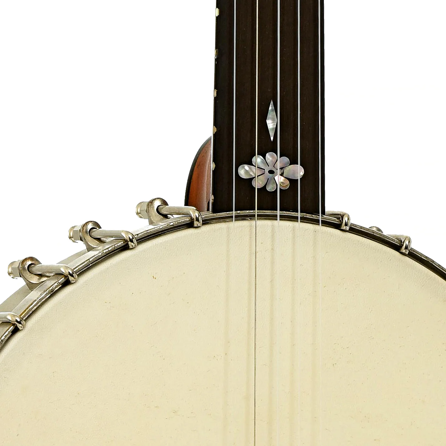 L.B. Gatcomb Monarch Fretless Open Back Banjo (c.1888) - Image 6