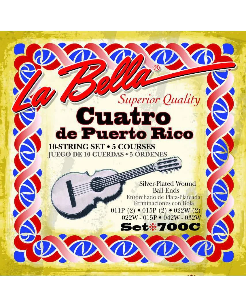 La Bella 700C Cuatro de Puerto Rico Strings - Image 2