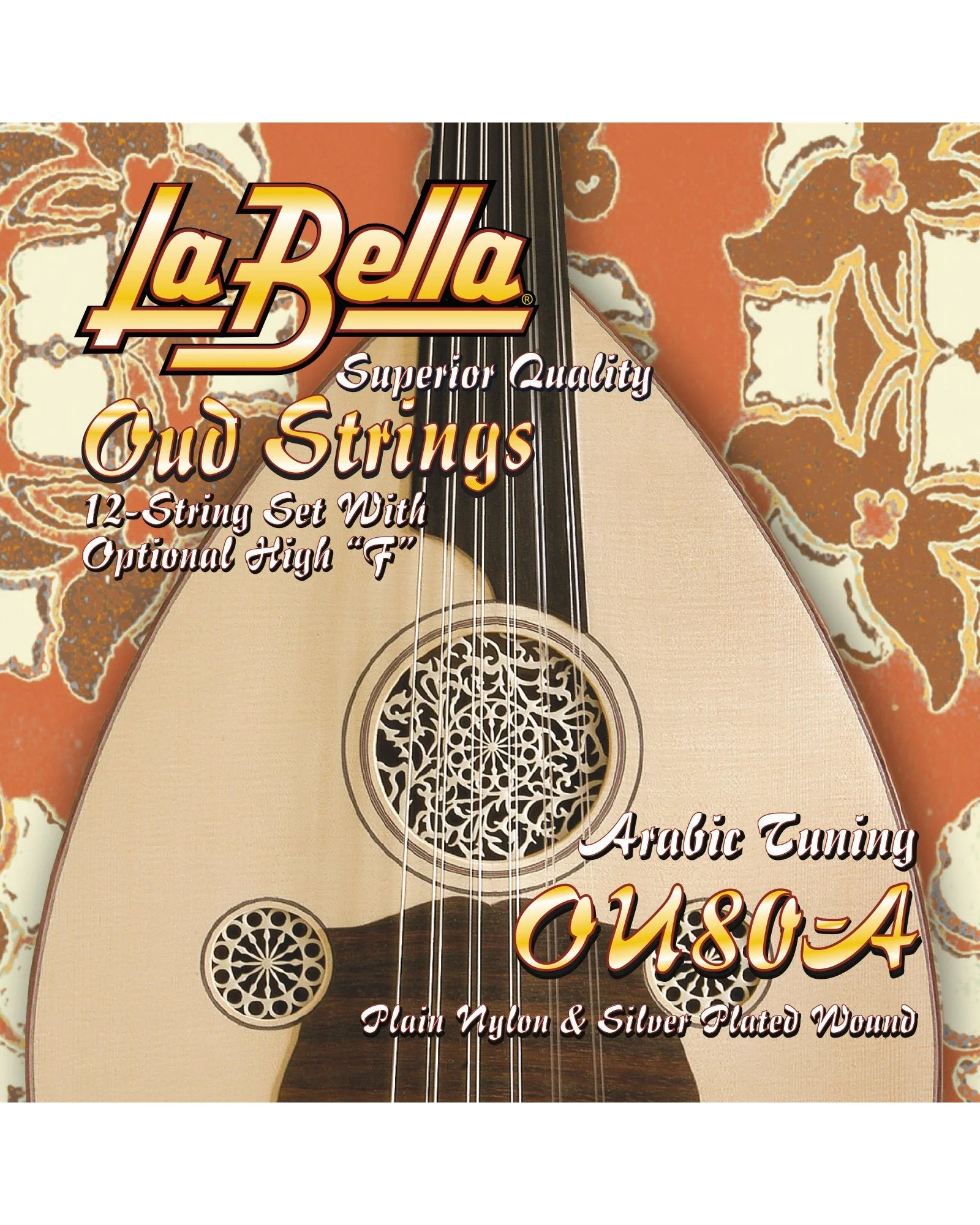 La Bella OU80A Arabic Tuning Oud Strings
