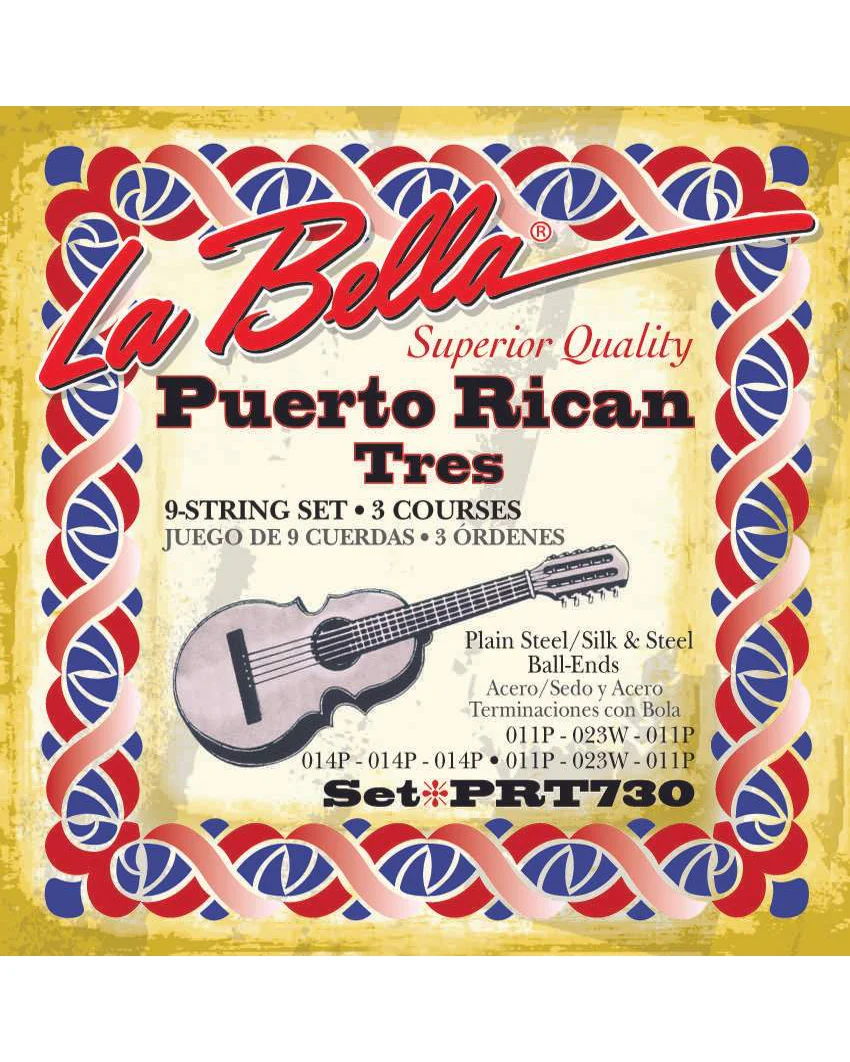 La Bella PRT730 Puerto Rican Tres Strings - Image 2