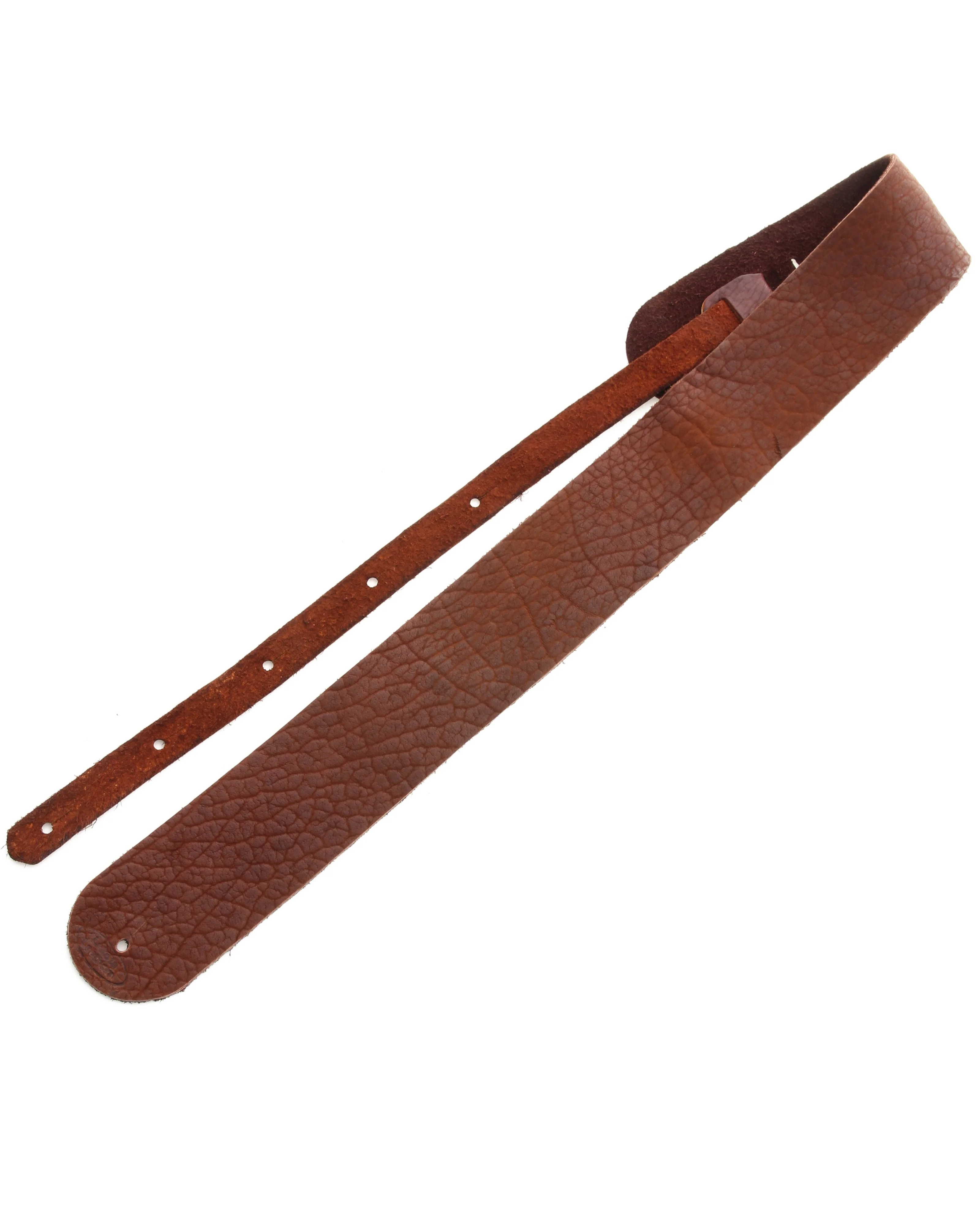 Lakota Leathers 3" Guitar Strap, Chocolate - Image 2