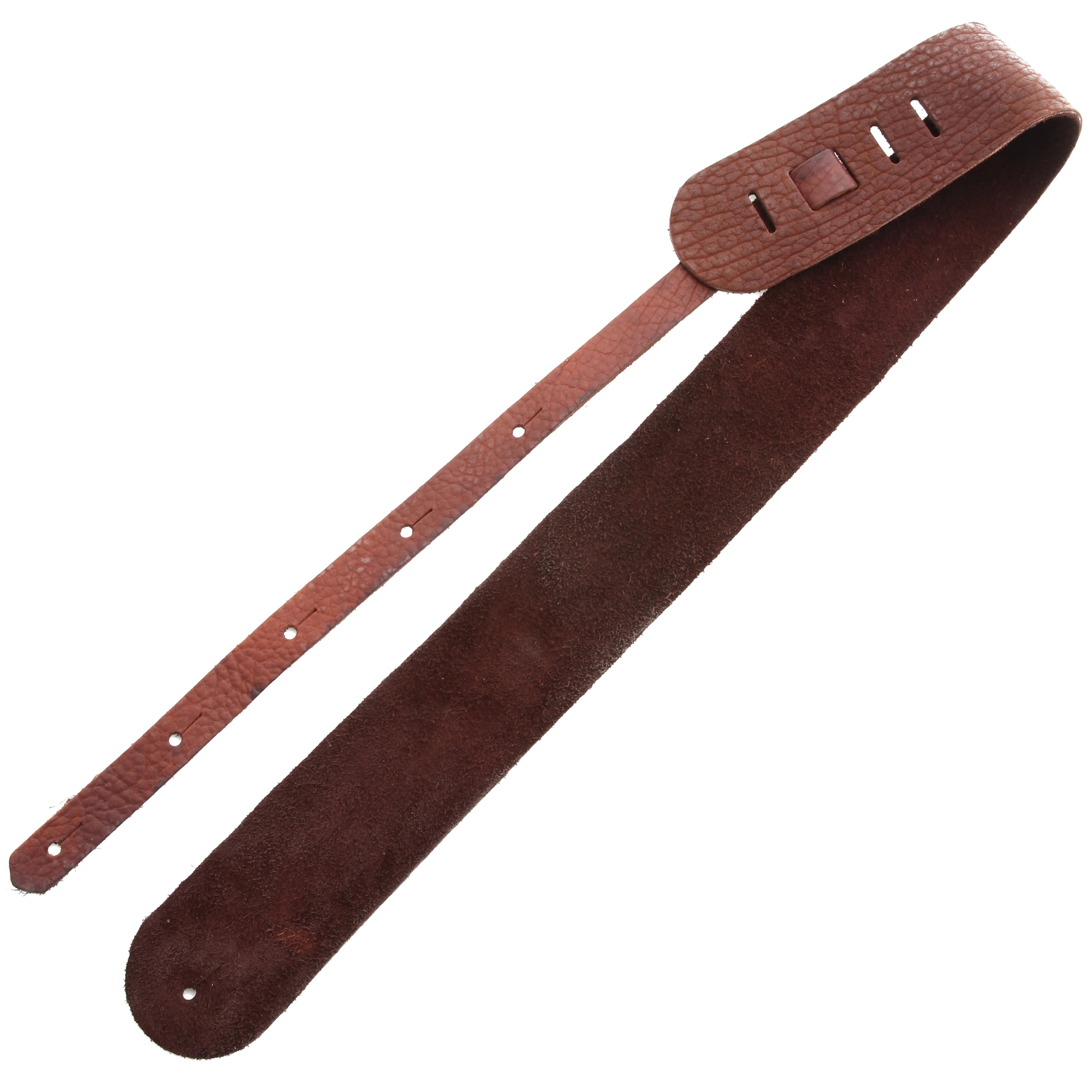 Lakota Leathers 3" Guitar Strap, Chocolate - Image 3