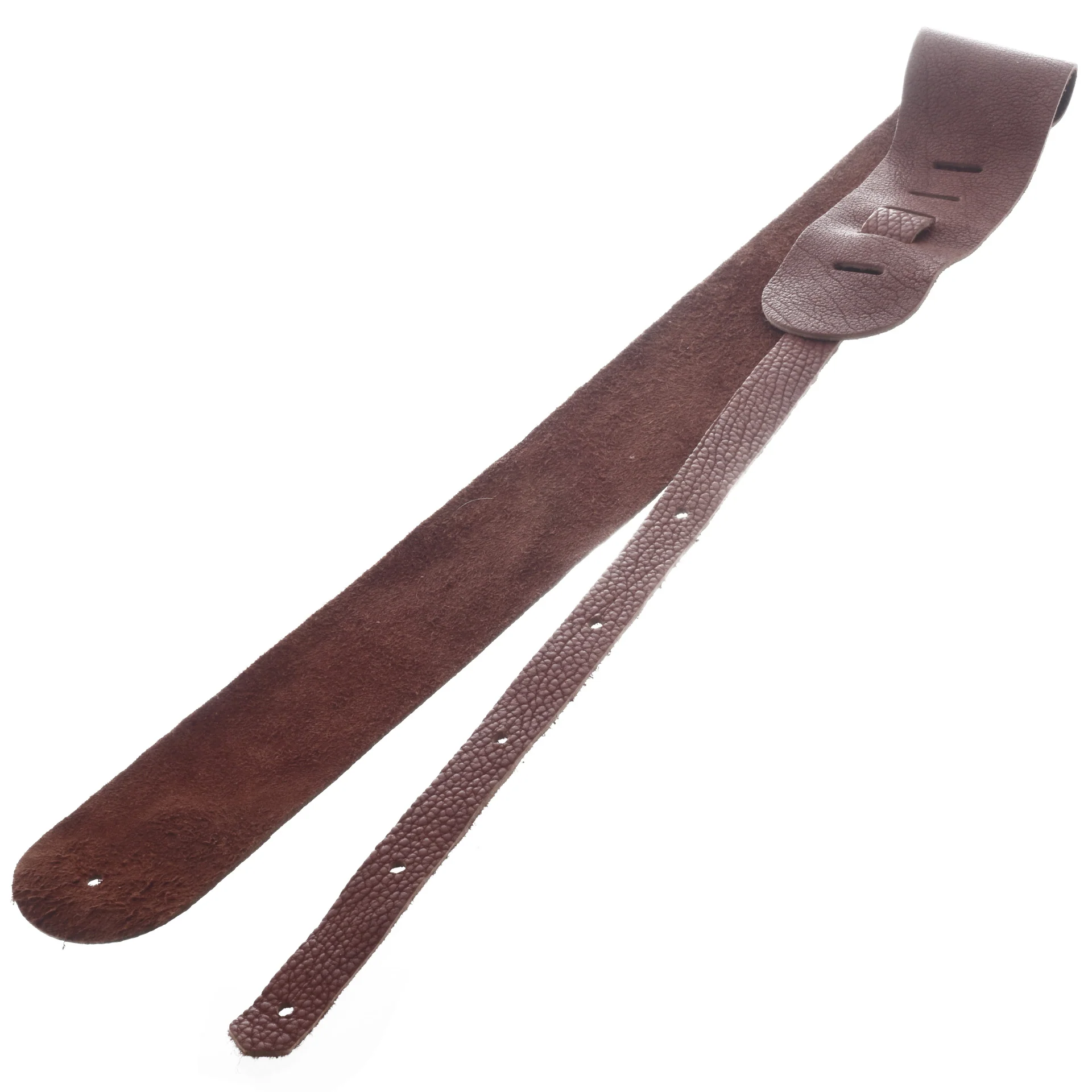 Lakota Leathers 3" Guitar Strap, Tobacco - Image 2