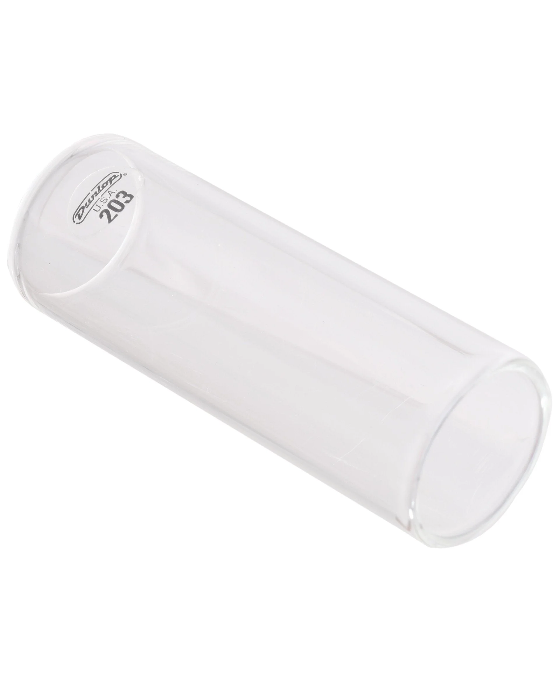 Dunlop 203 Glass Bottleneck Guitar Slide, Large Ring Size