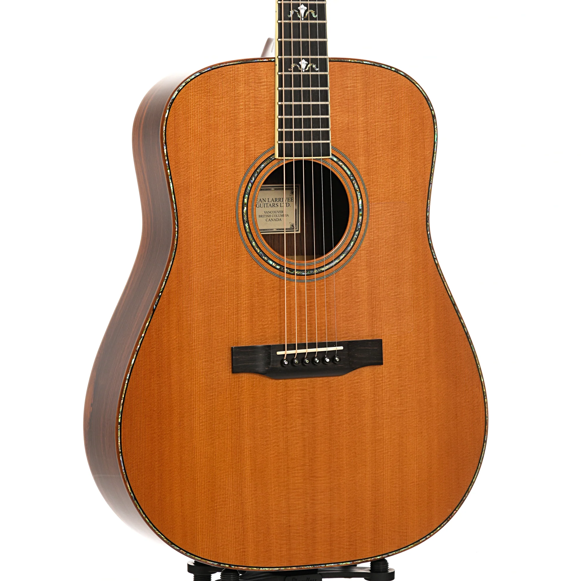 Larrivee D-10 Brazilian Acoustic Guitar (1998) - Image 5