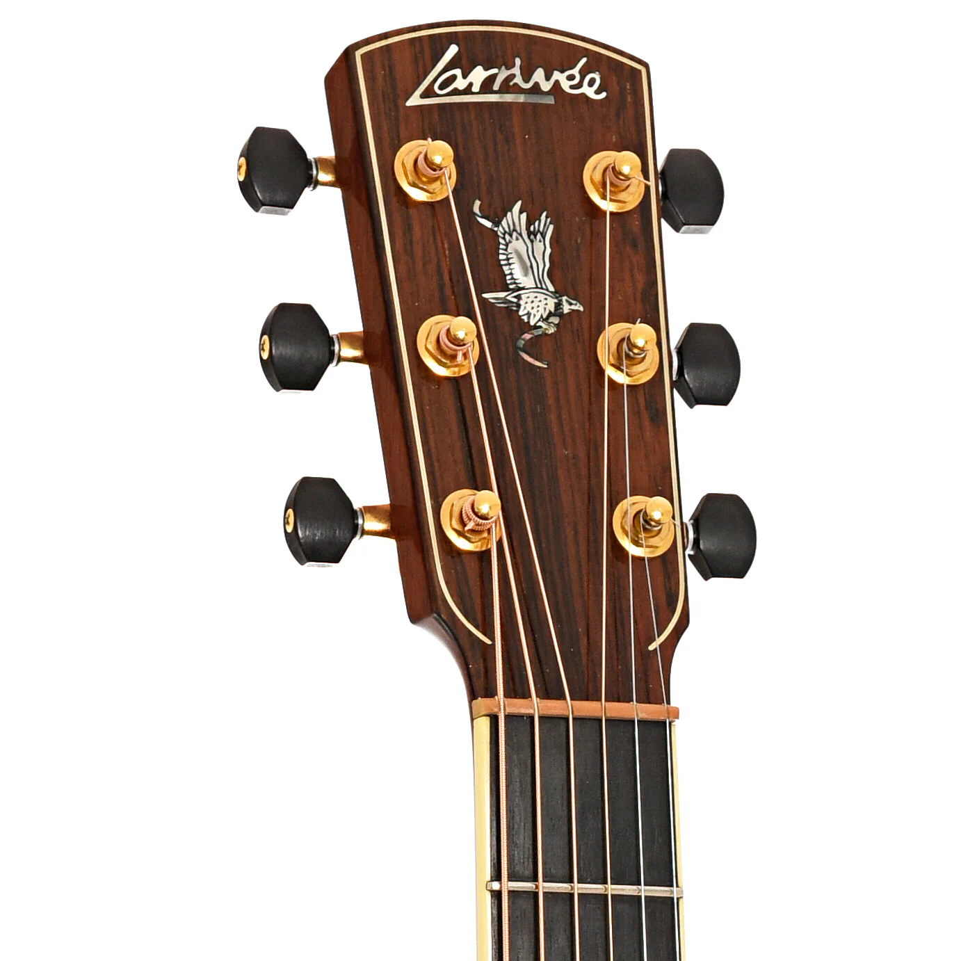 Larrivee D-10 Brazilian Acoustic Guitar (1998) - Image 9