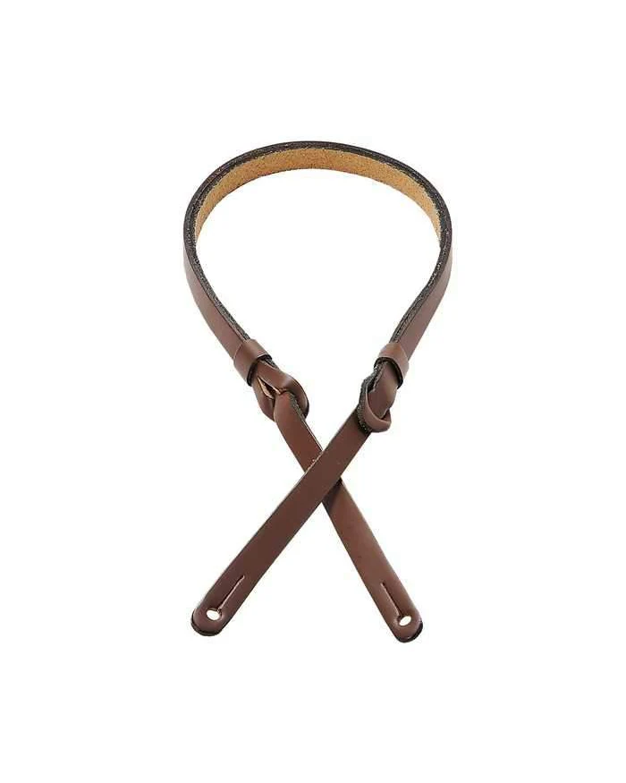 Levy 1/2" Leather Mandolin Strap - Image 2
