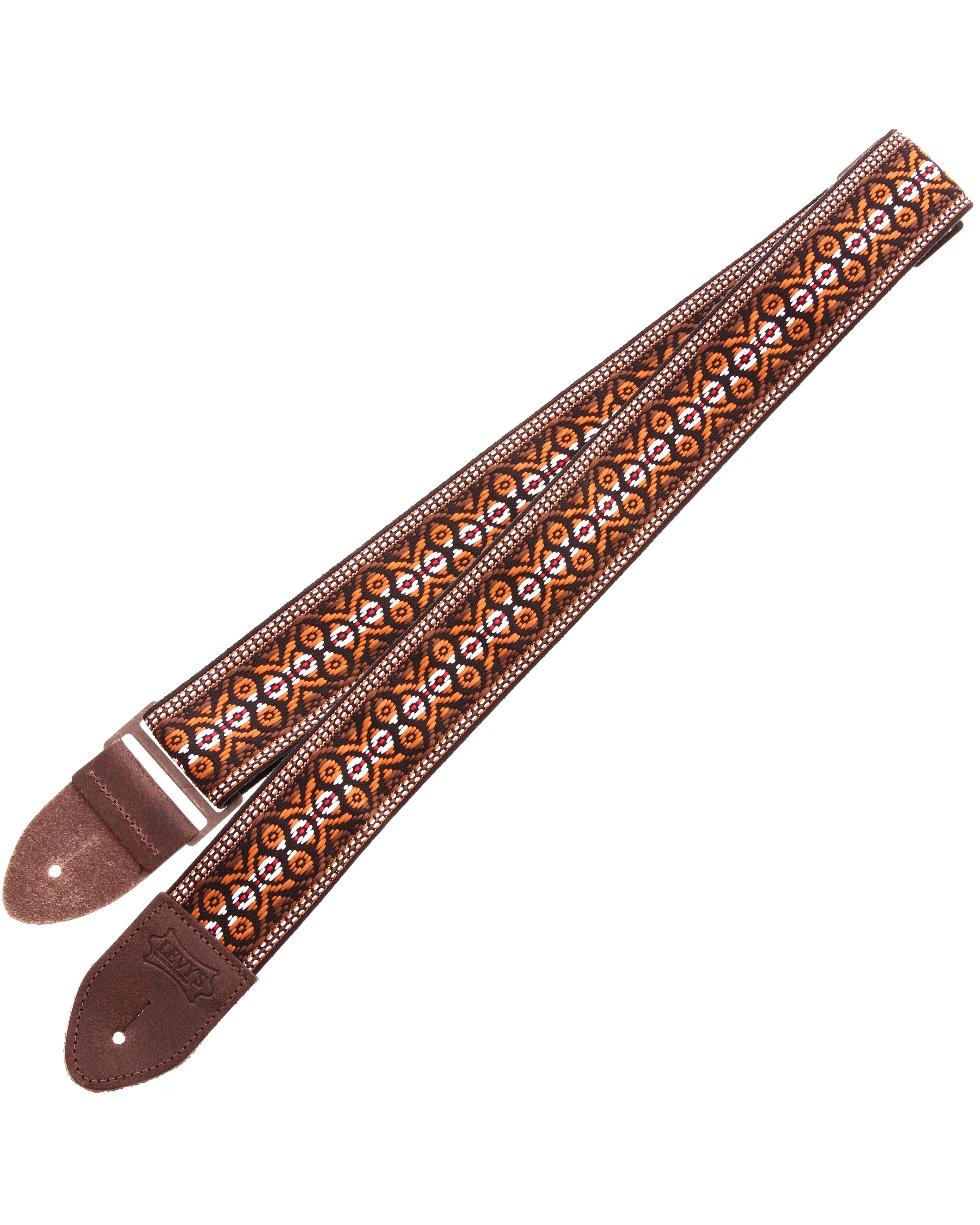 Levy 2" Jacquard Weave Guitar Strap with Hootenanny Design - Image 2