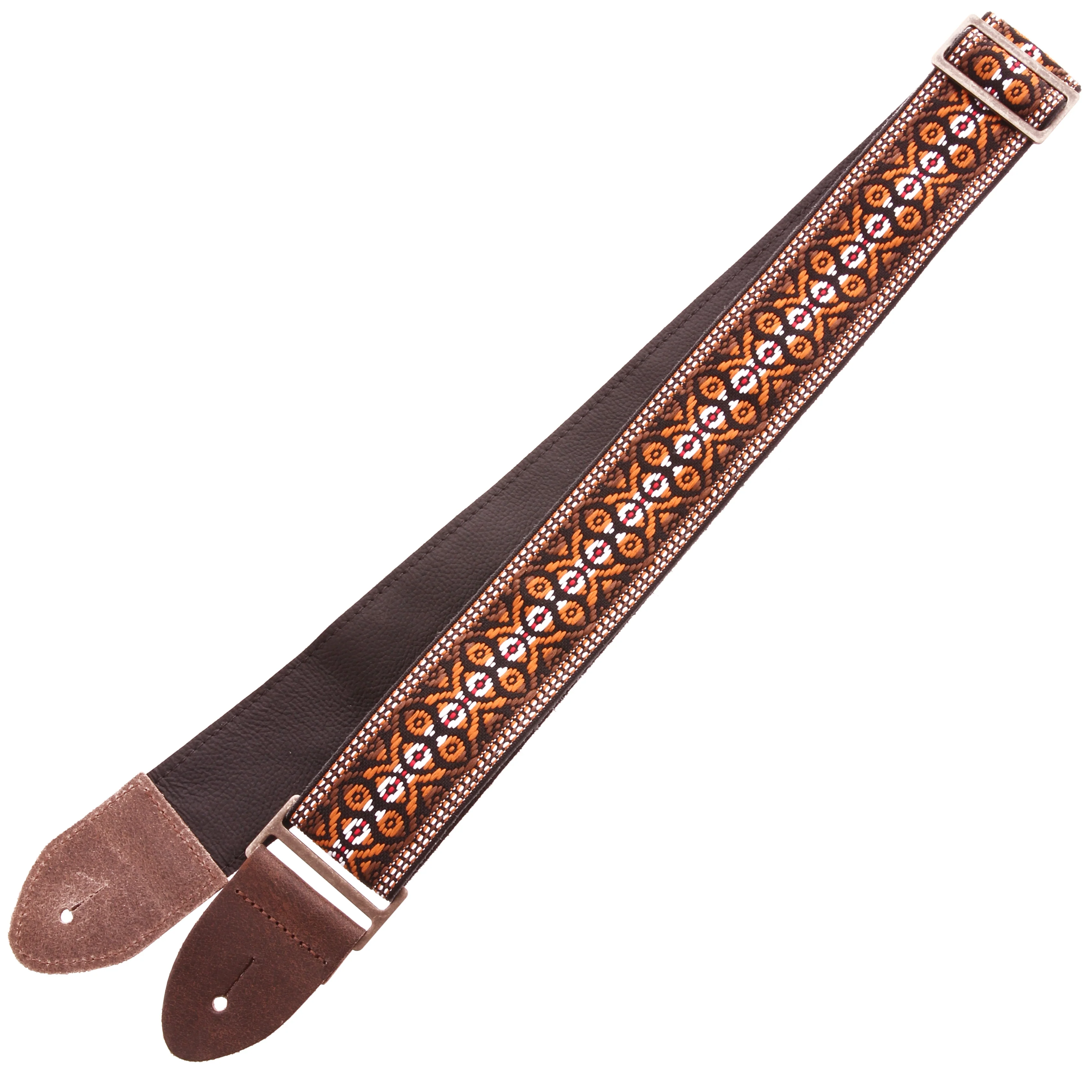 Levy 2" Jacquard Weave Guitar Strap with Hootenanny Design - Image 3