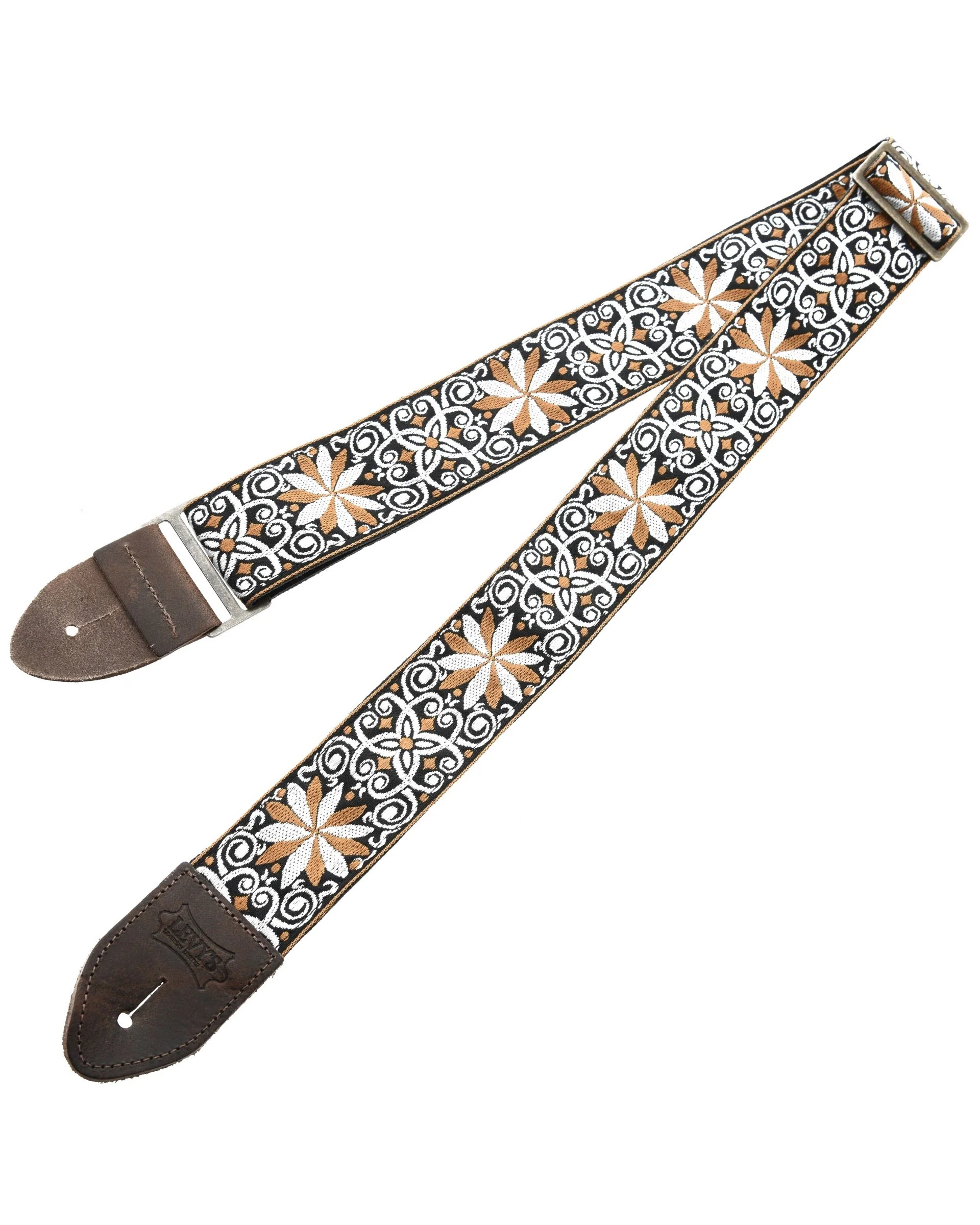 Levy 2" Jacquard Weave Guitar Strap with Hootenanny Design - Image 2