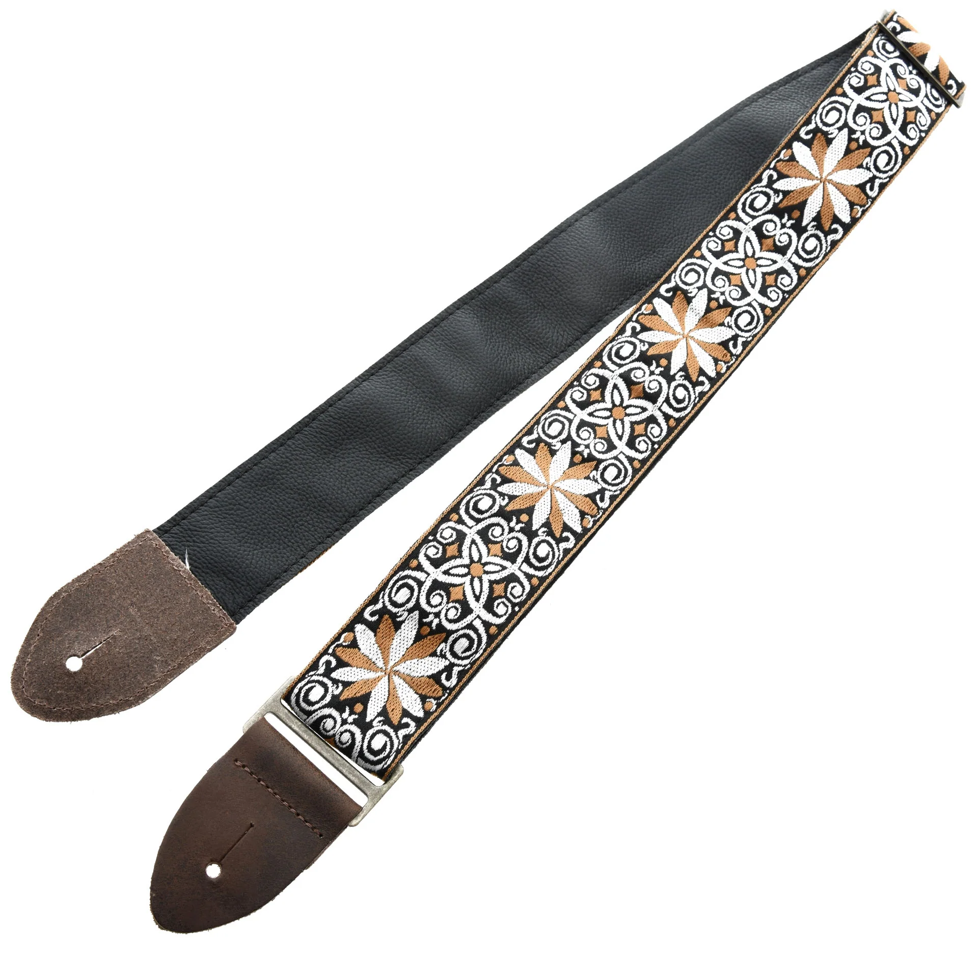Levy 2" Jacquard Weave Guitar Strap with Hootenanny Design - Image 3
